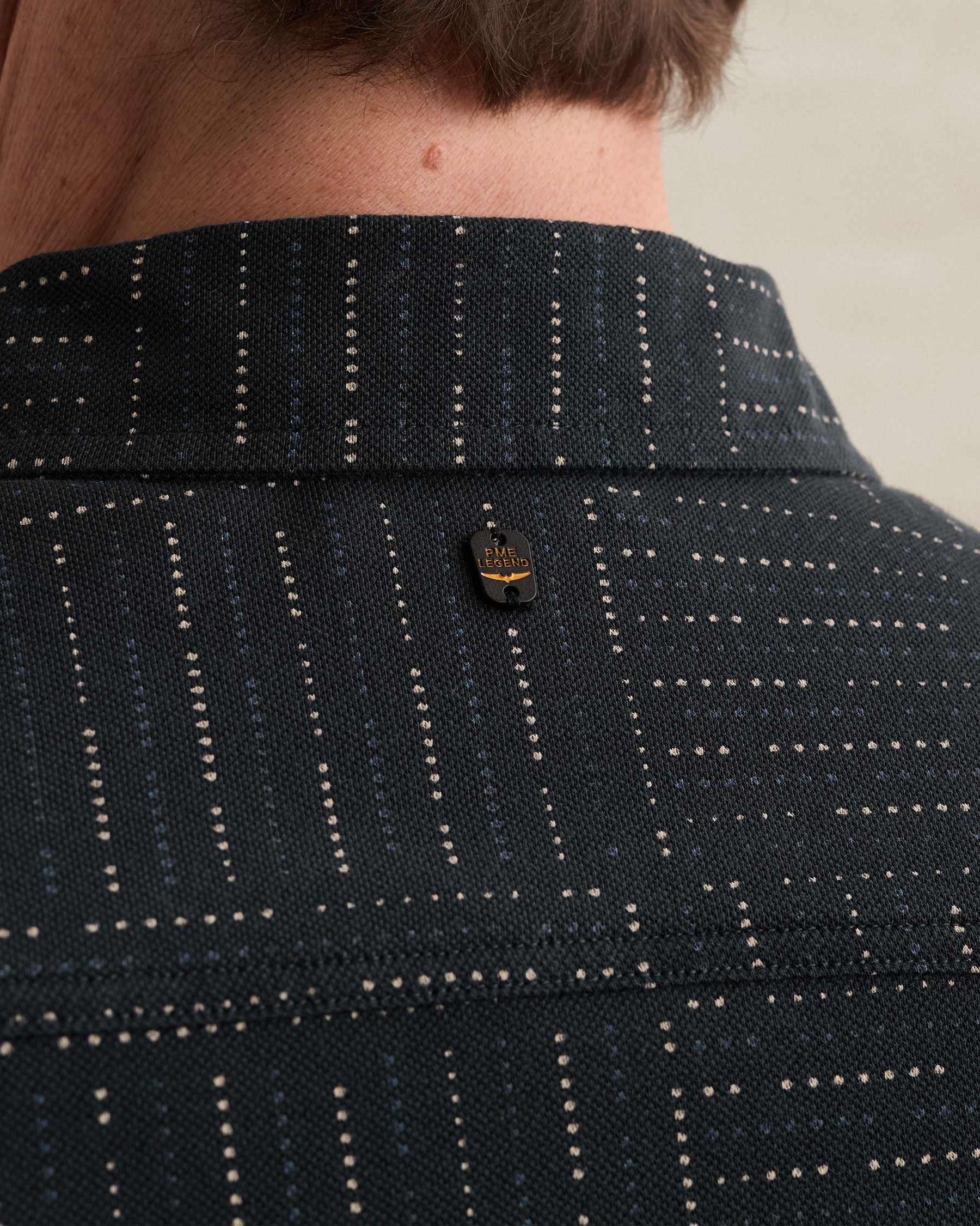 PME Legend Shirt with allover print and short sleevesx