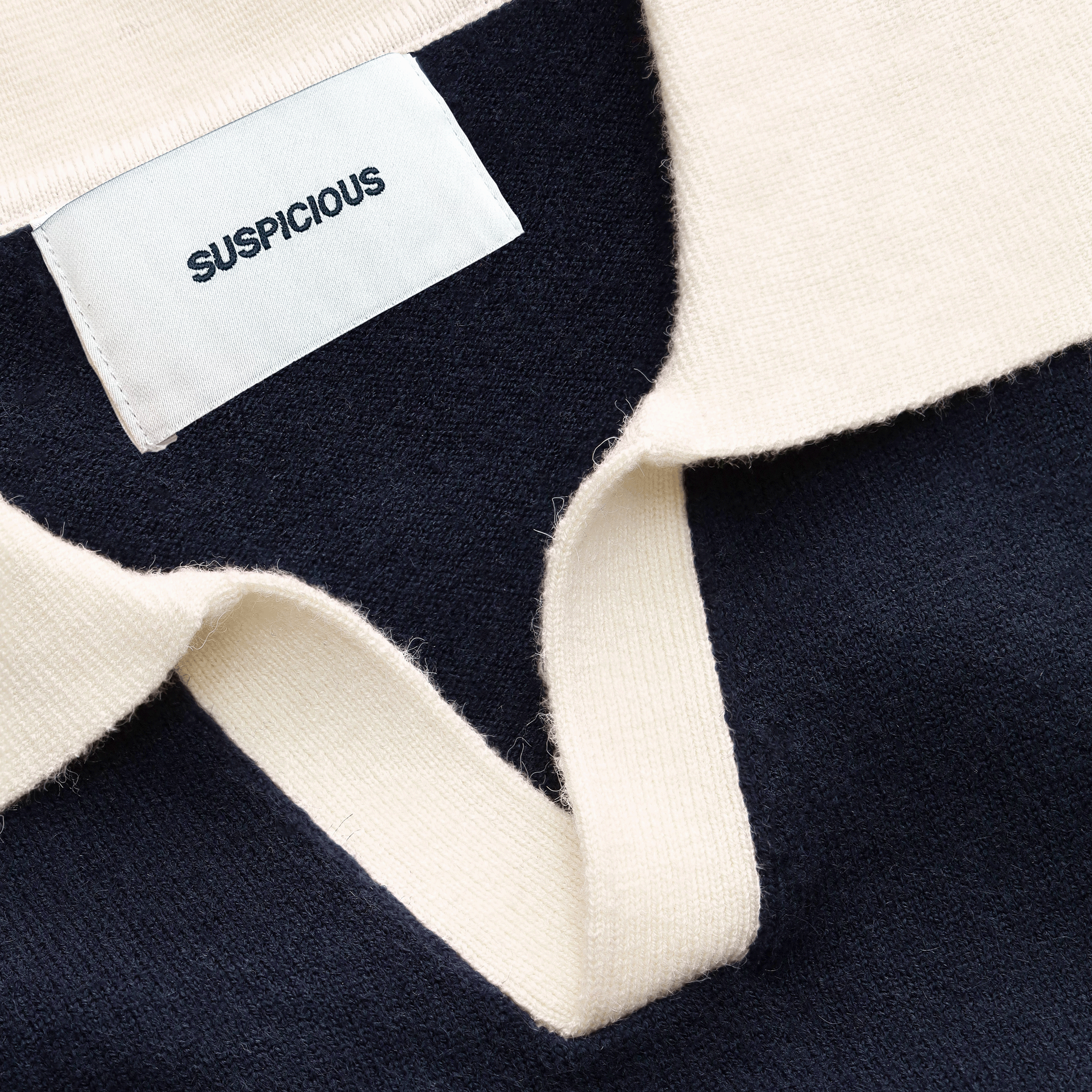 Suspicious Antwerp Football / Icon Knitted Polo - Nightfall