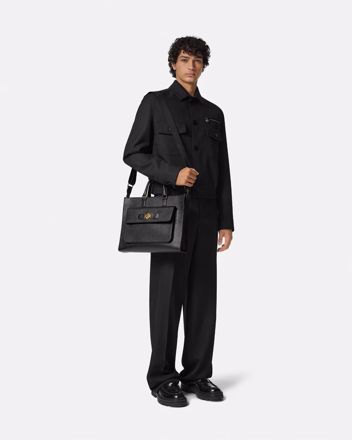 Versace Medusa Biggie Briefcase