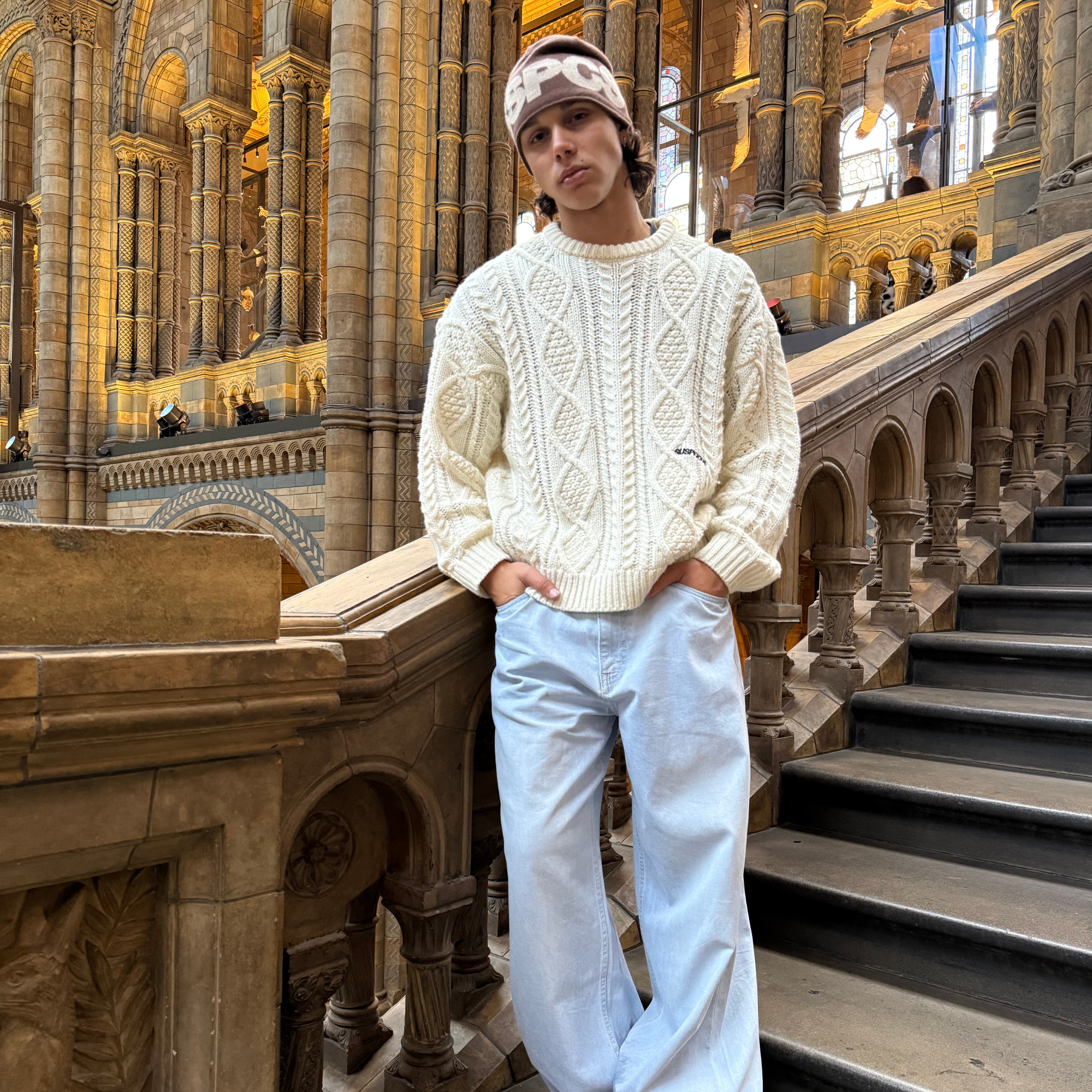 Suspicious Antwerp Winter2 / Essentials Big Knit - Off-White