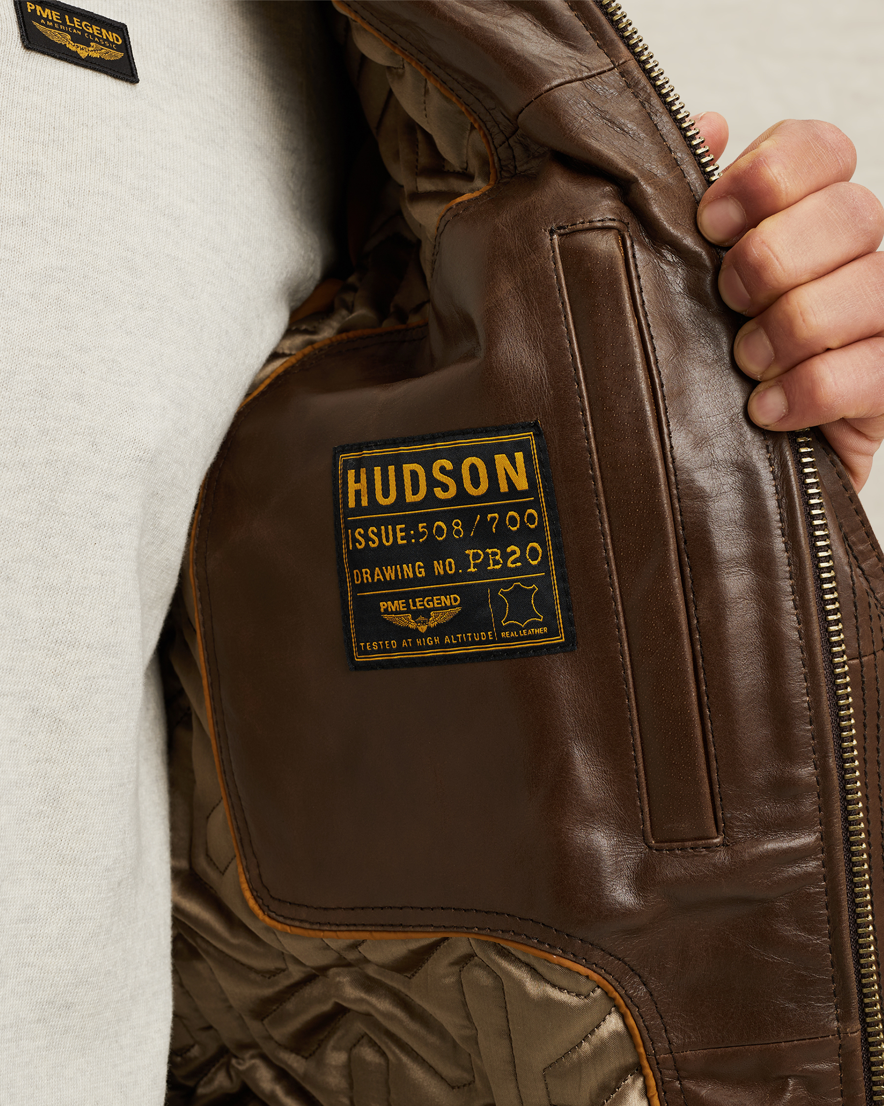 PME Legend Hudson leather jacketx