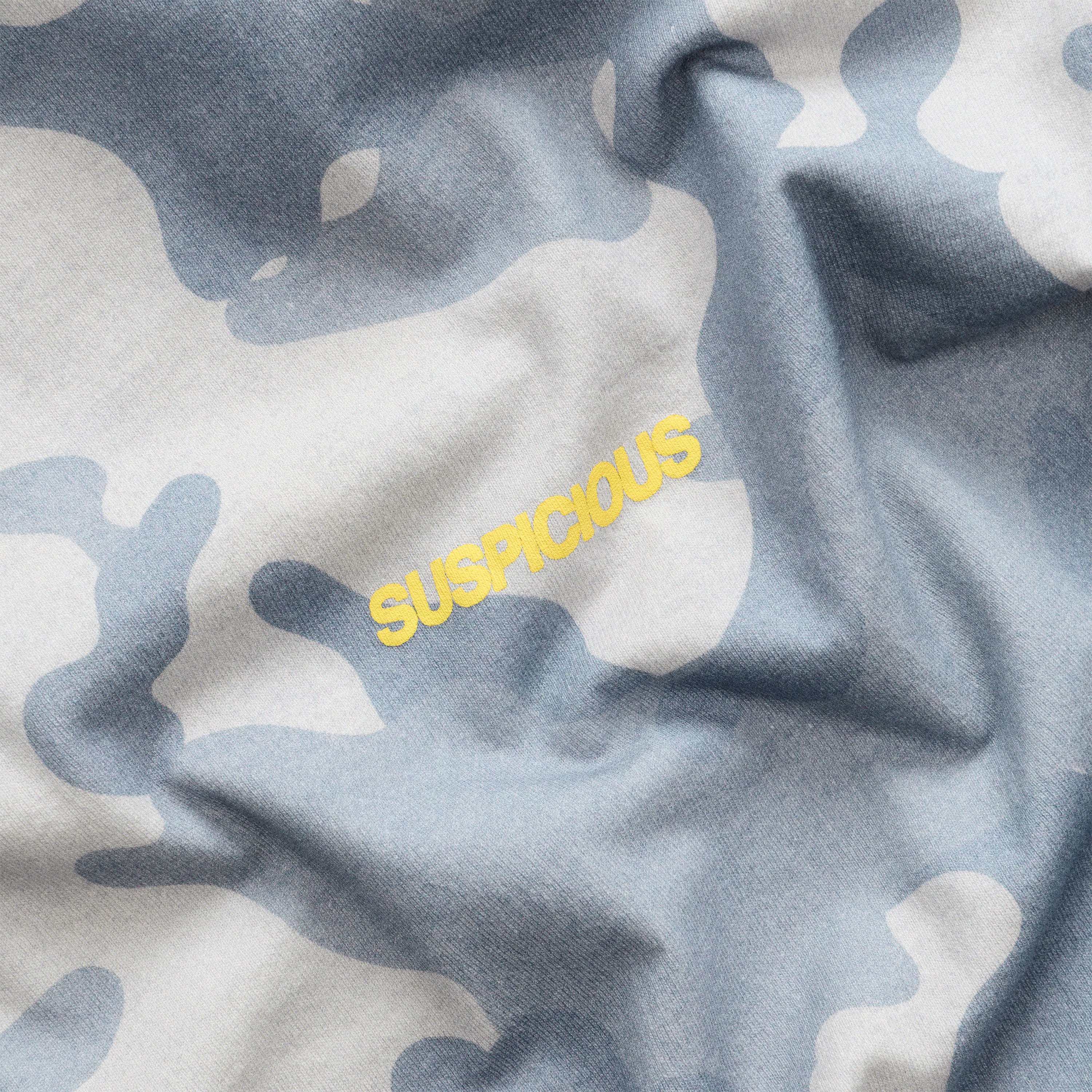 Suspicious Antwerp Fall / Camo Tee - Blue