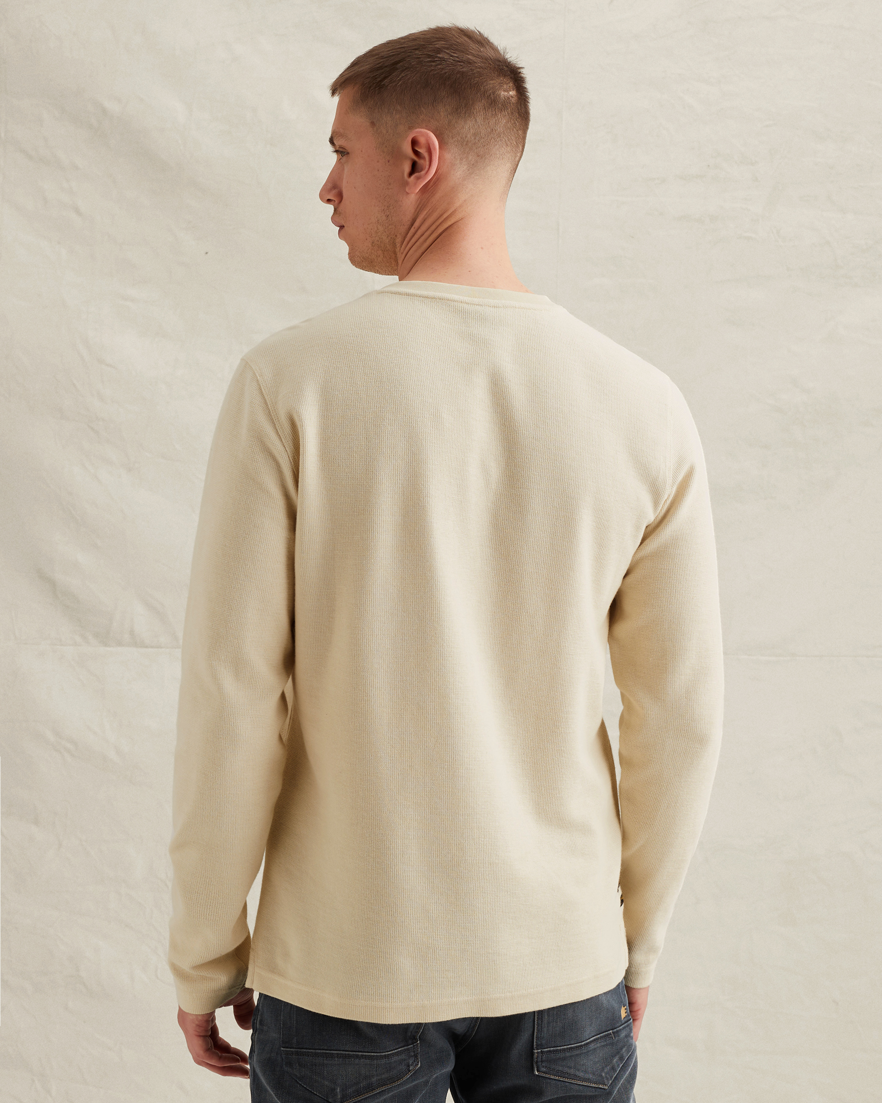 PME Legend Henley T-shirt with long sleevesx