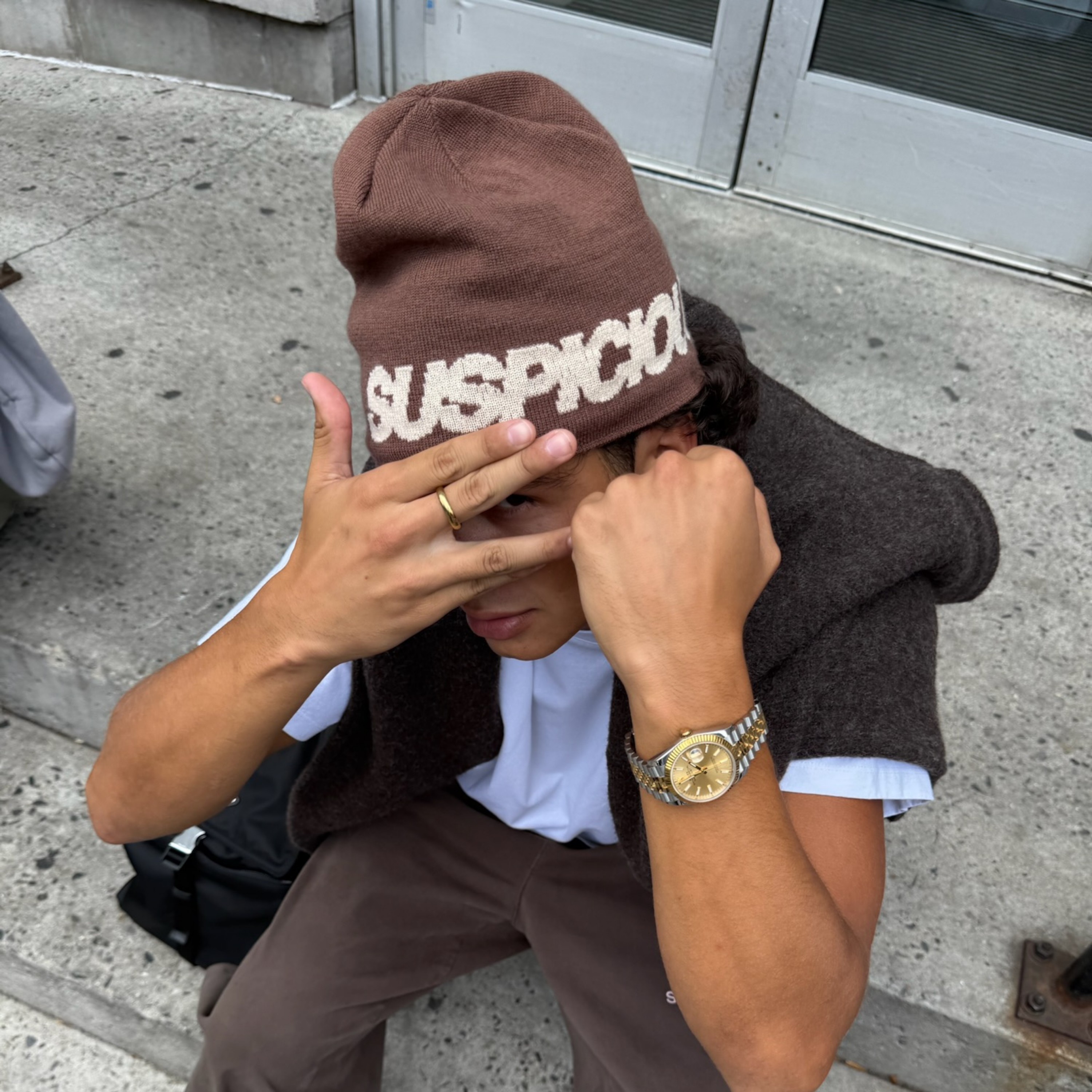 Suspicious Antwerp Winter1 / Suspicious Beanie - Espresso