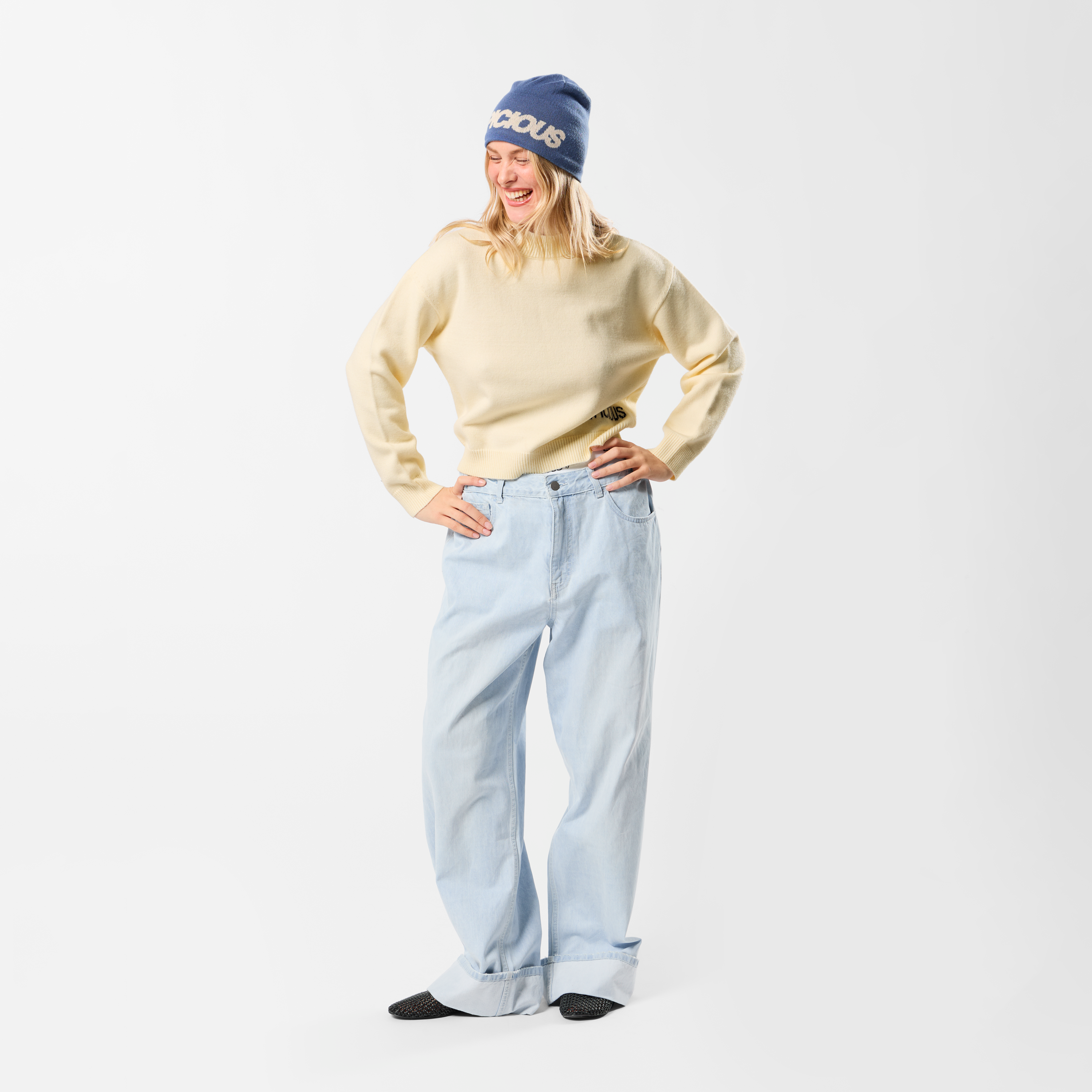 Suspicious Antwerp Winter2 / Core W High Neck Knit - Off-White
