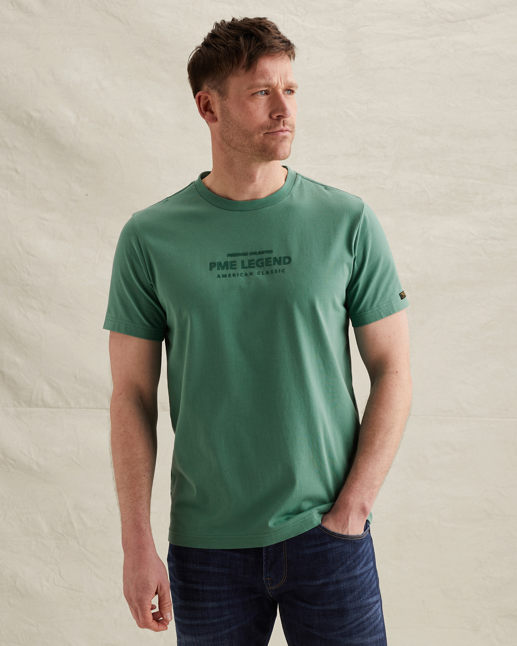 PME Legend T-shirt in cotton jersey with artworkx