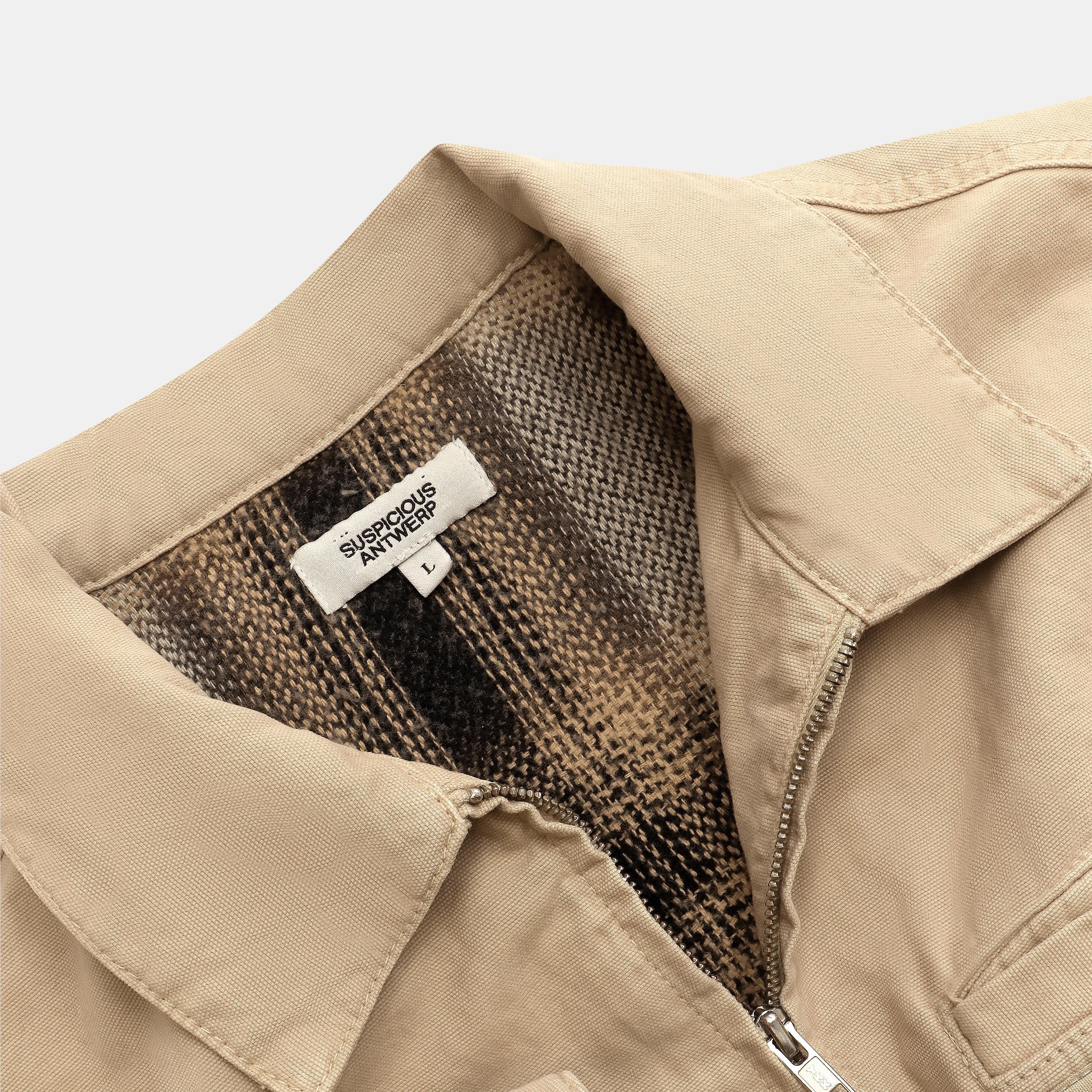 Suspicious Antwerp The Landscape Workwear Jacket - Dune