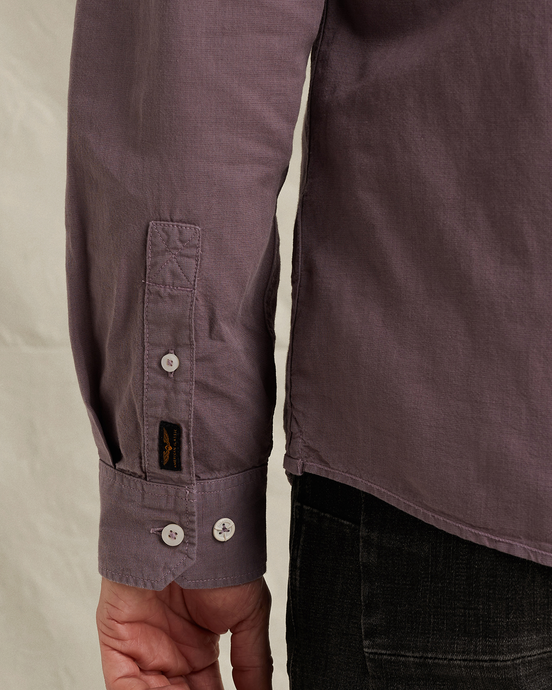 PME Legend Shirt in cotton/linen with garment-dye washx