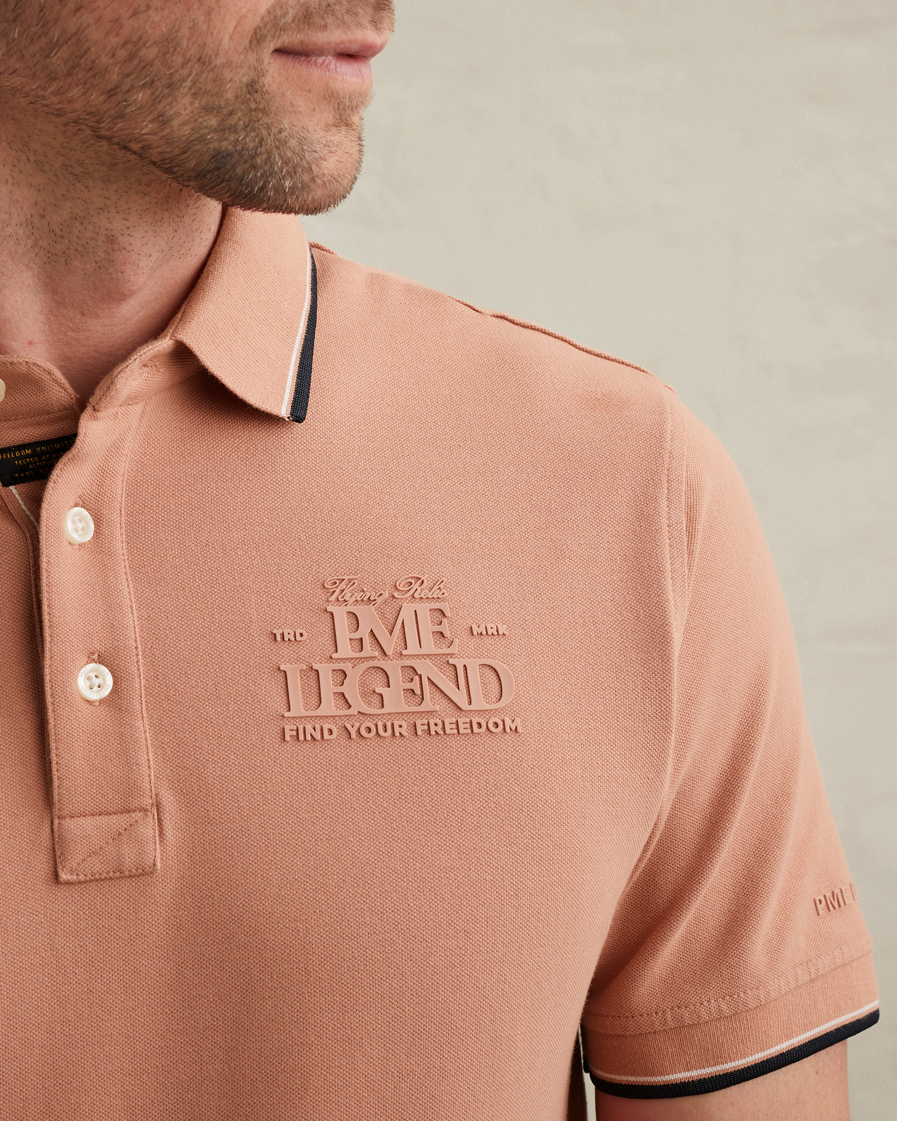 PME Legend Polo shirt in piqué with artworkx