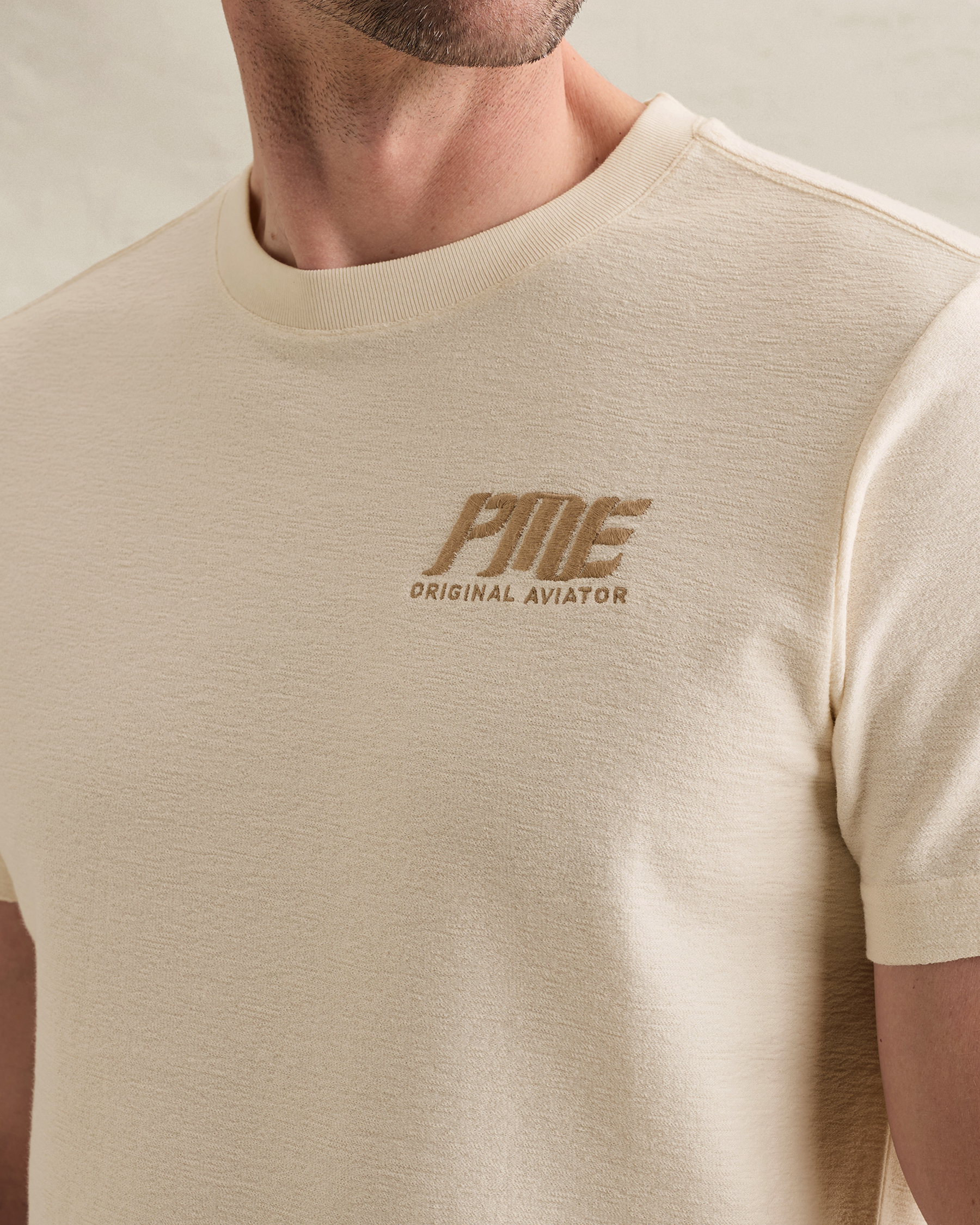 PME Legend T-shirt in jacquard jersey with artwork on the chestx