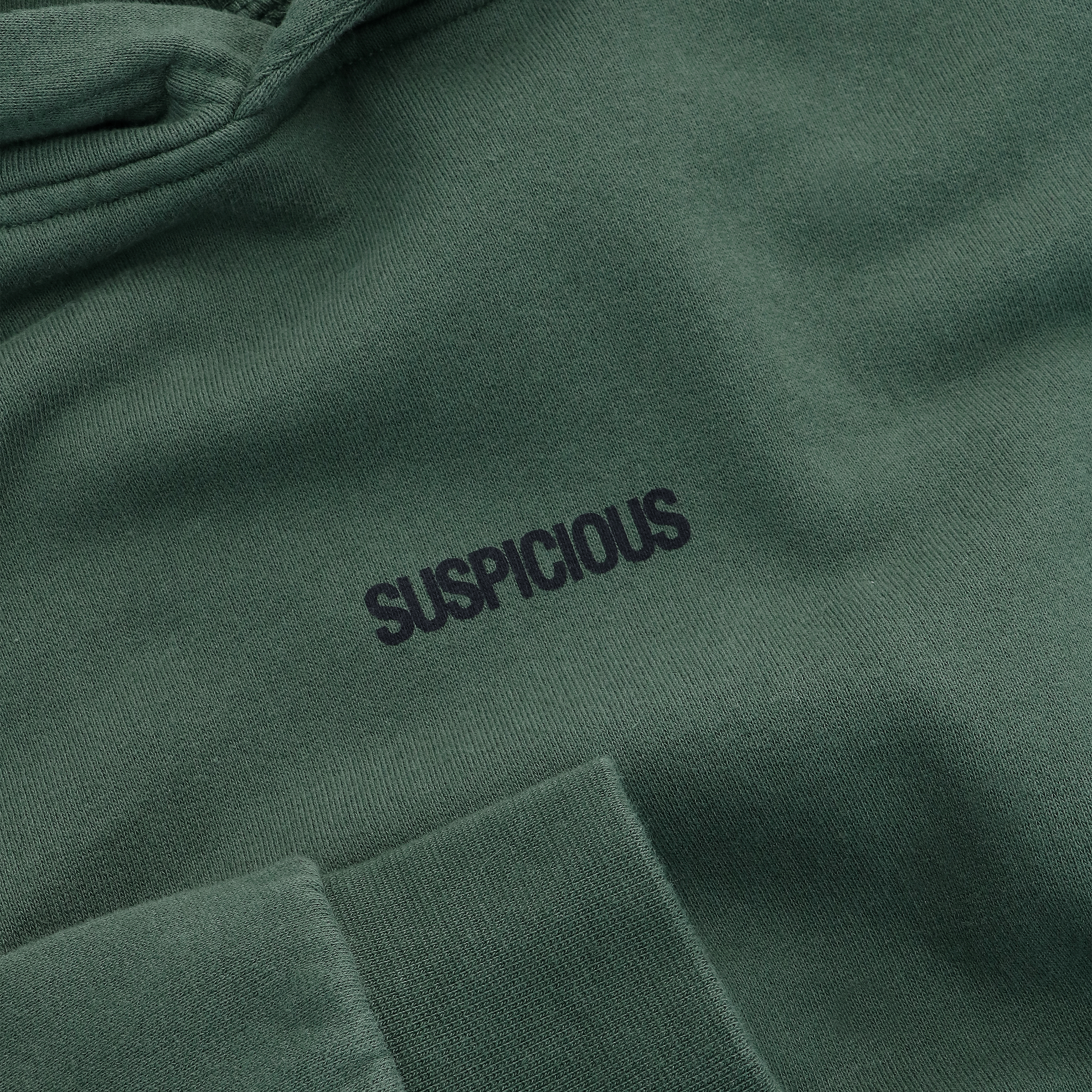 Suspicious Antwerp The Centre de Neige Hoodie - Forest Green