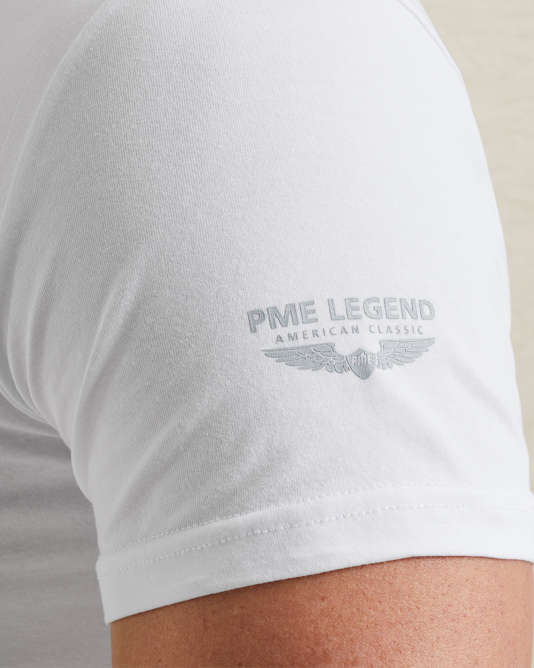 PME Legend 2-pack basic T-shirts with crew neckx