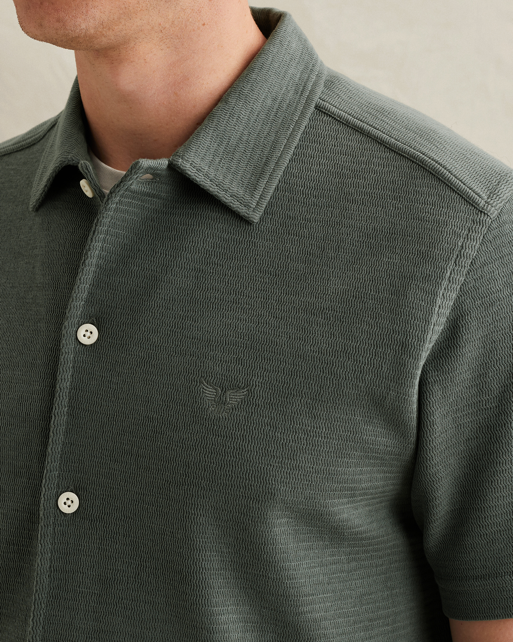 PME Legend Shirt with short sleeves in interlock jerseyx