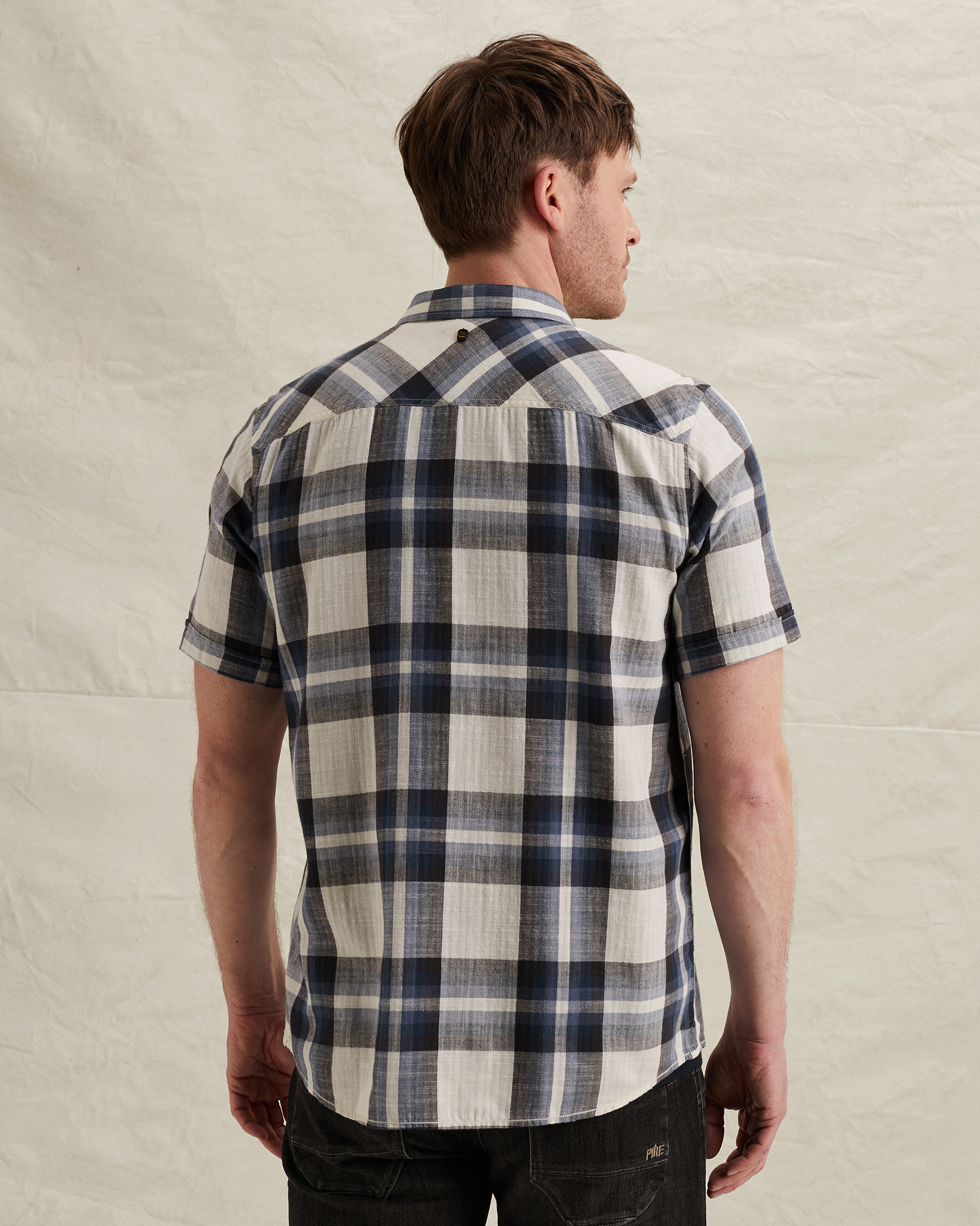 PME Legend Shirt with check pattern and chest pocketsx