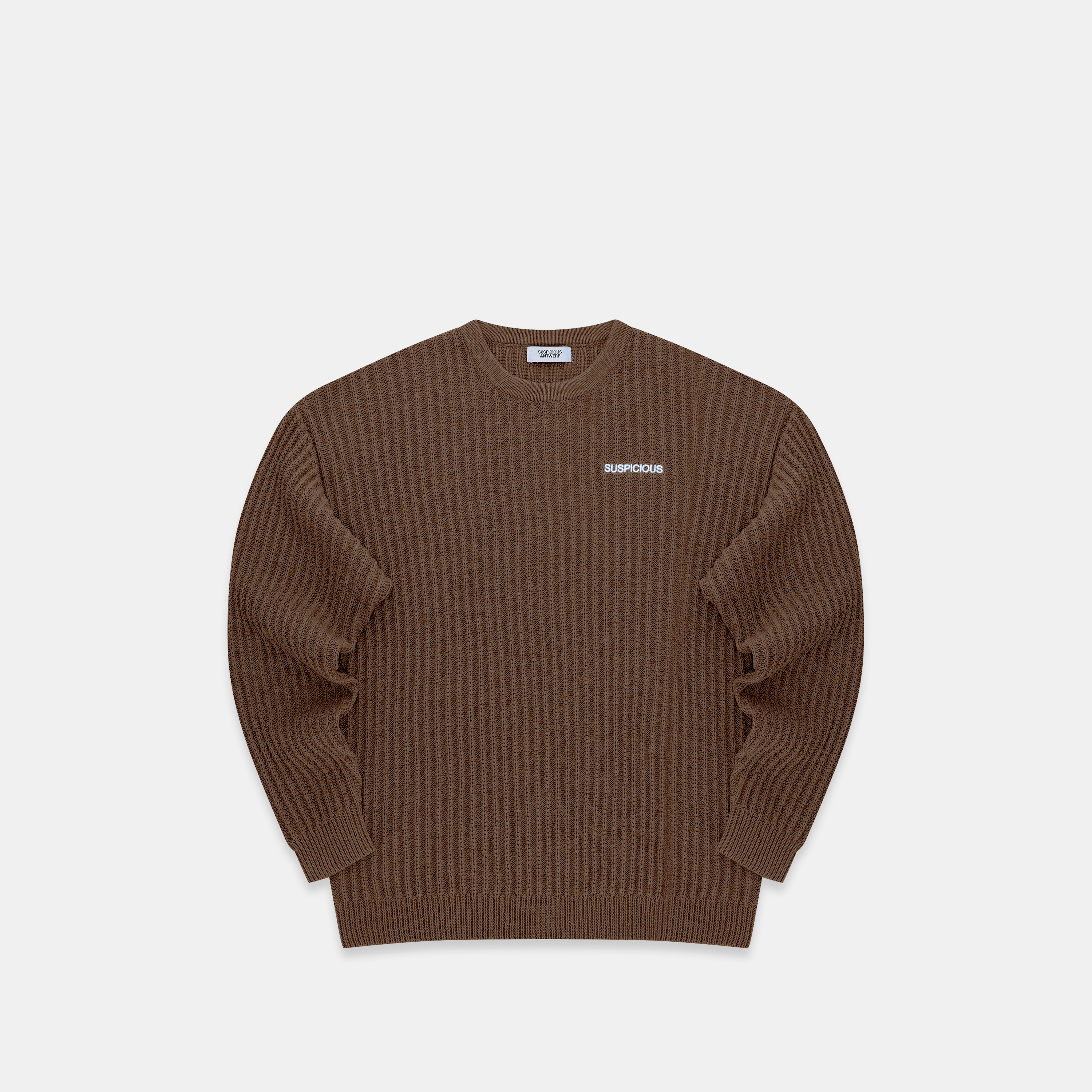 Suspicious Antwerp The Suspicious 2 Knitted Sweat - Brown