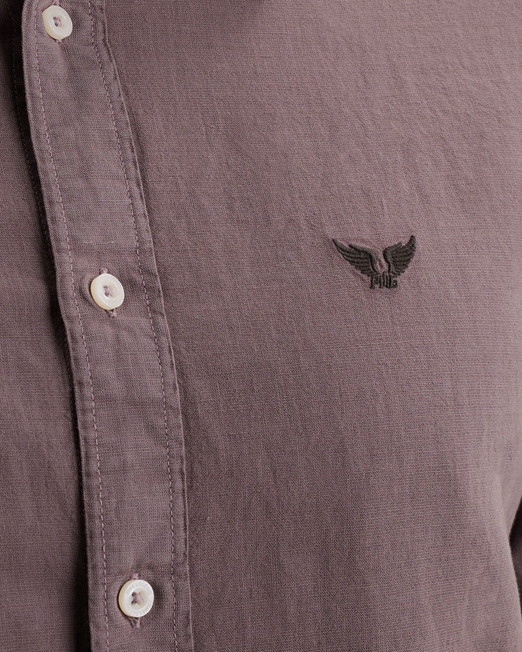 PME Legend Shirt in cotton/linen with garment-dye washx