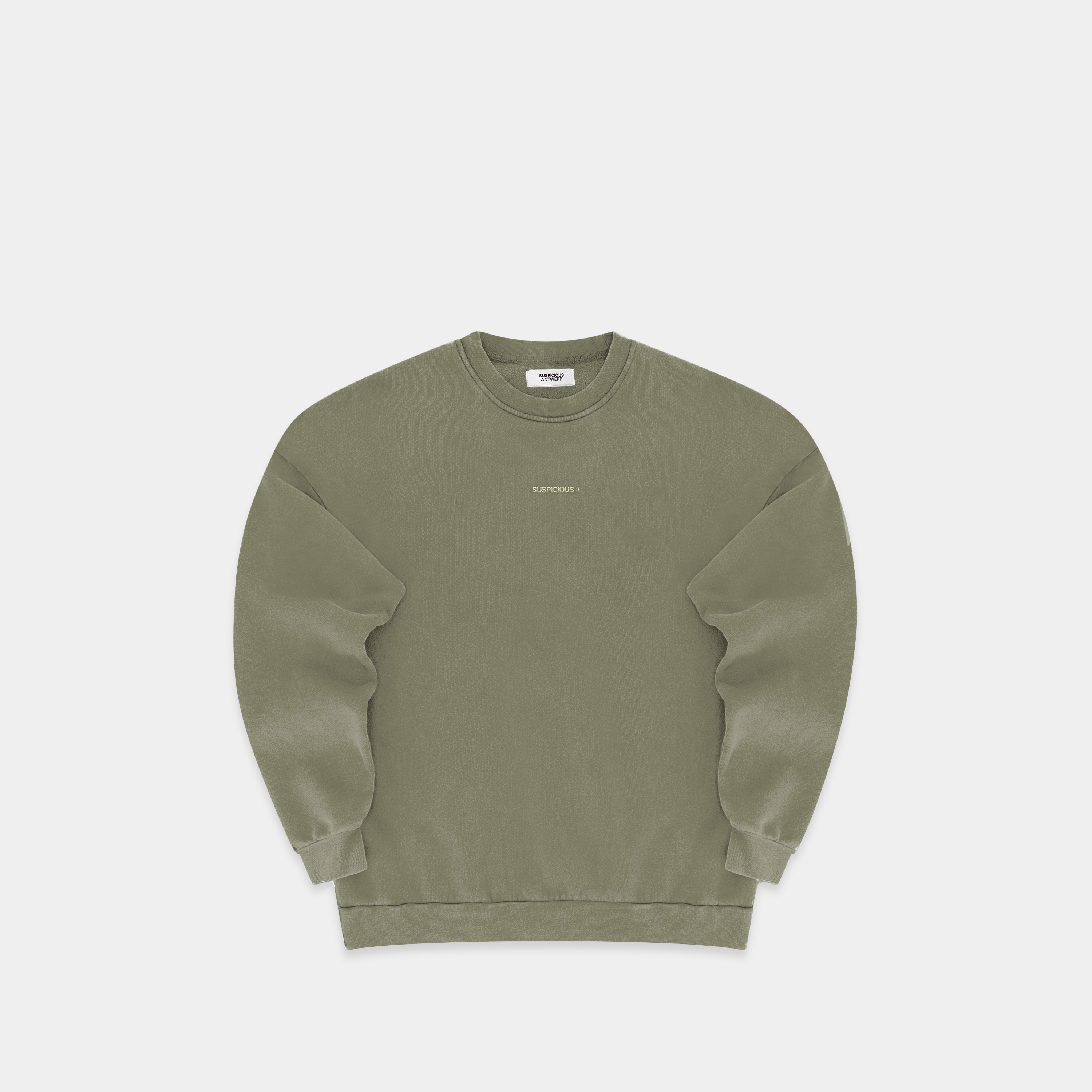 Suspicious Antwerp (SS24) The Smiley Crewneck - Sage