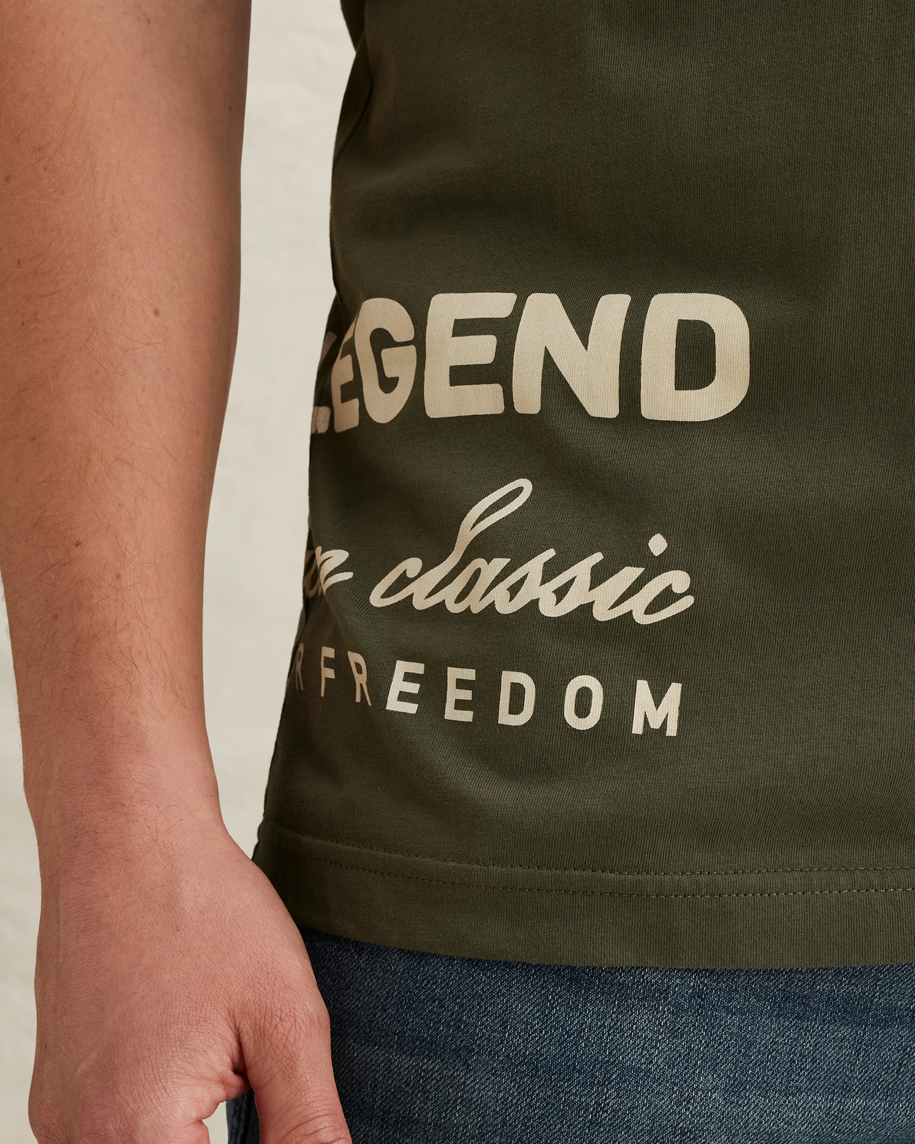 PME Legend T-shirt with off-placed artworksx