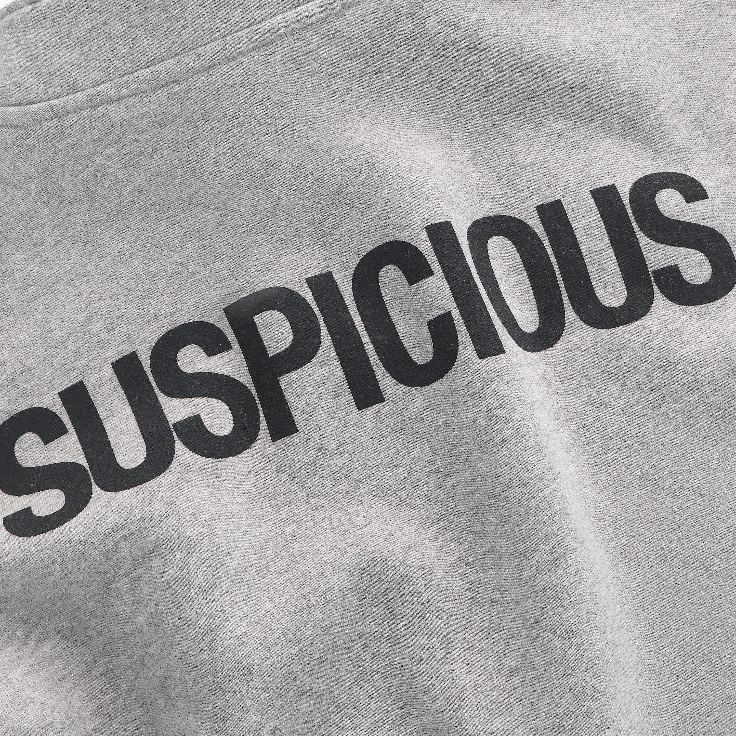 Suspicious Antwerp (SS24) The Suspicious Half-Zip Crewneck - Neutral Heather
