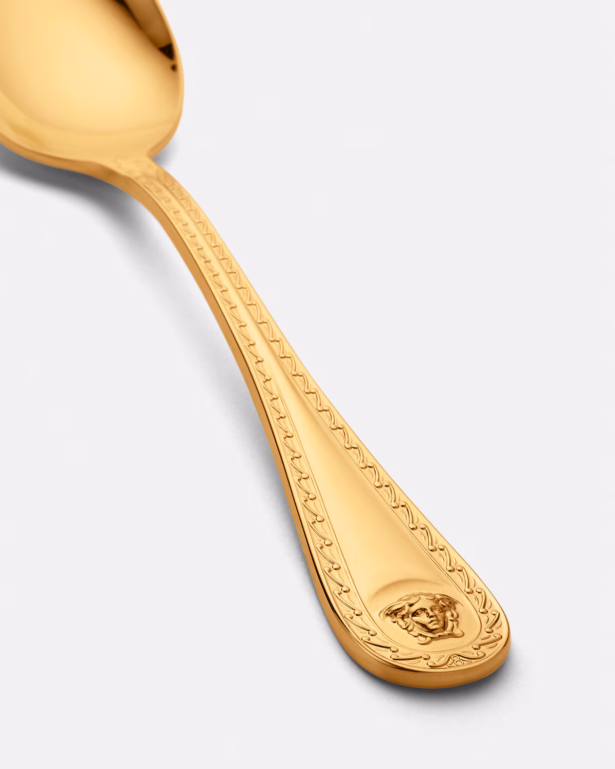 Versace Medusa Gilded Dessert Spoon