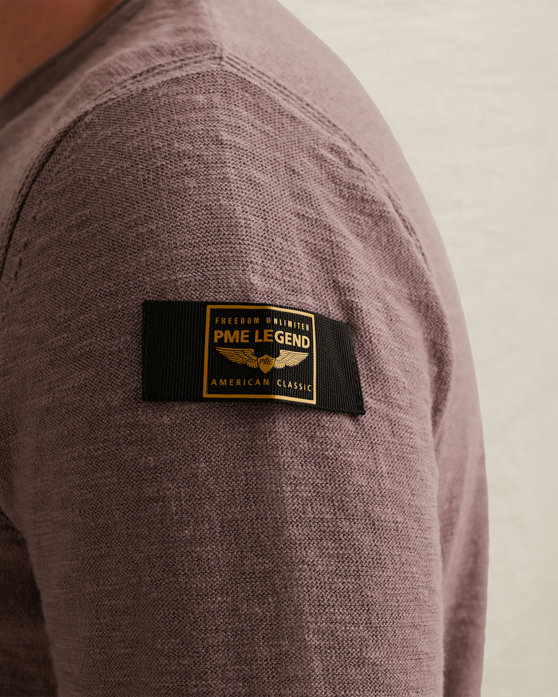 PME Legend Pullover with badge and contrast detailx