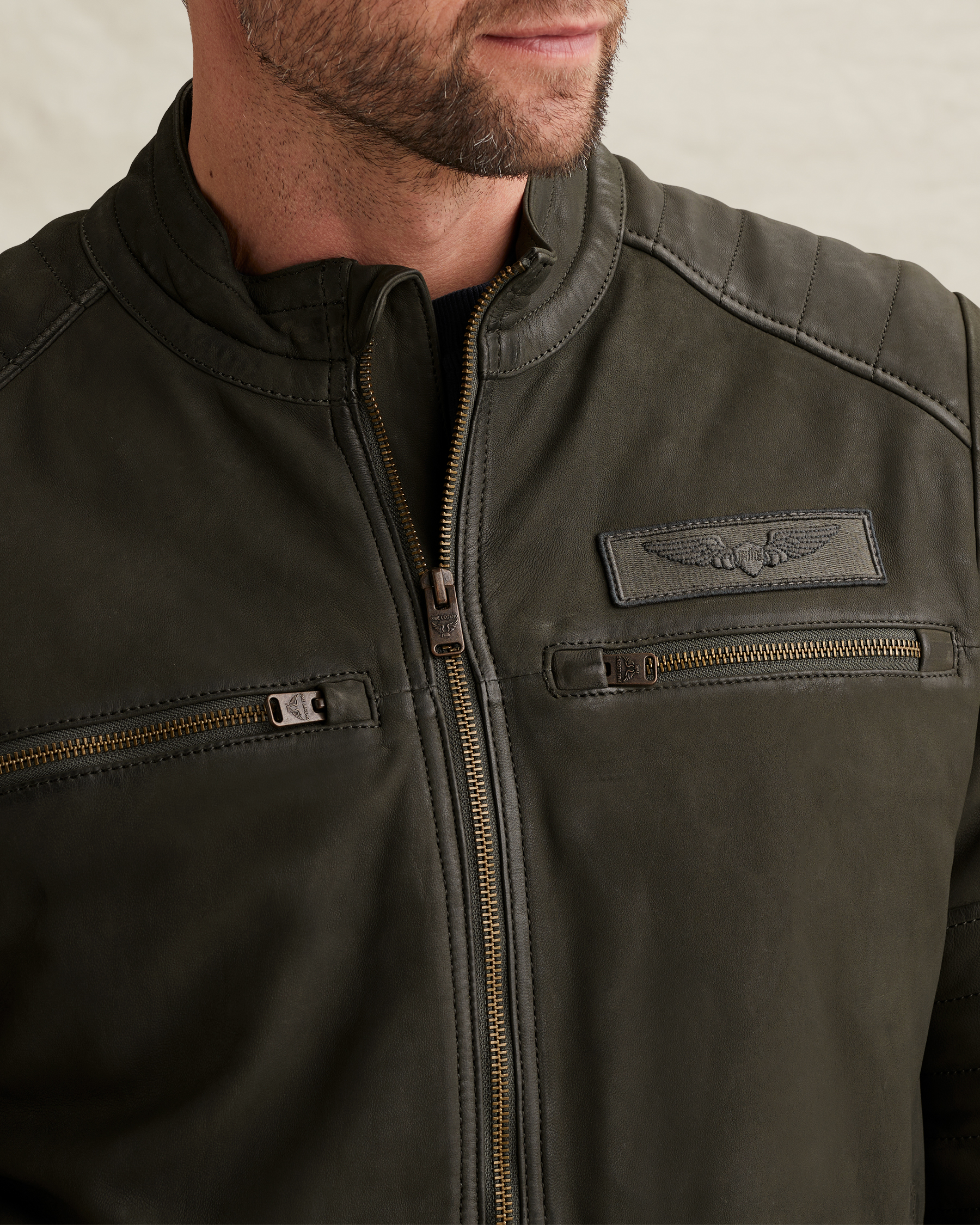PME Legend Scraper leather jacketx