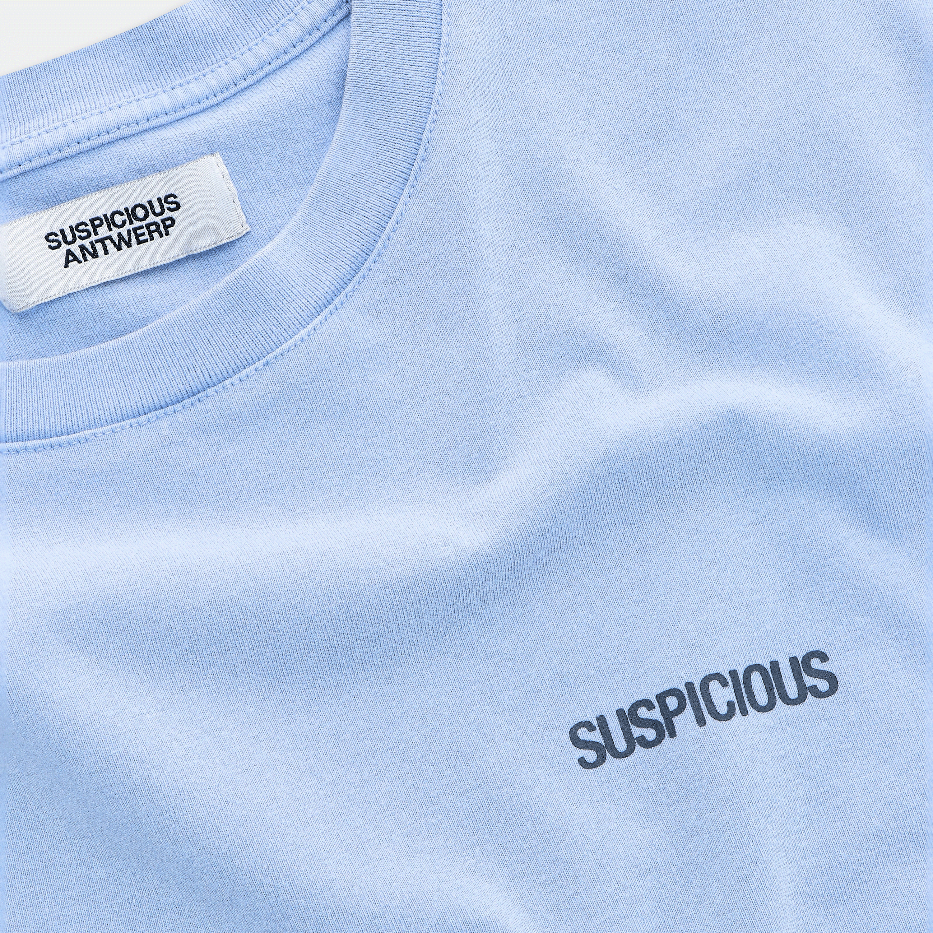 Suspicious Antwerp (SS24) The Suspicious Tee - Vista Blue