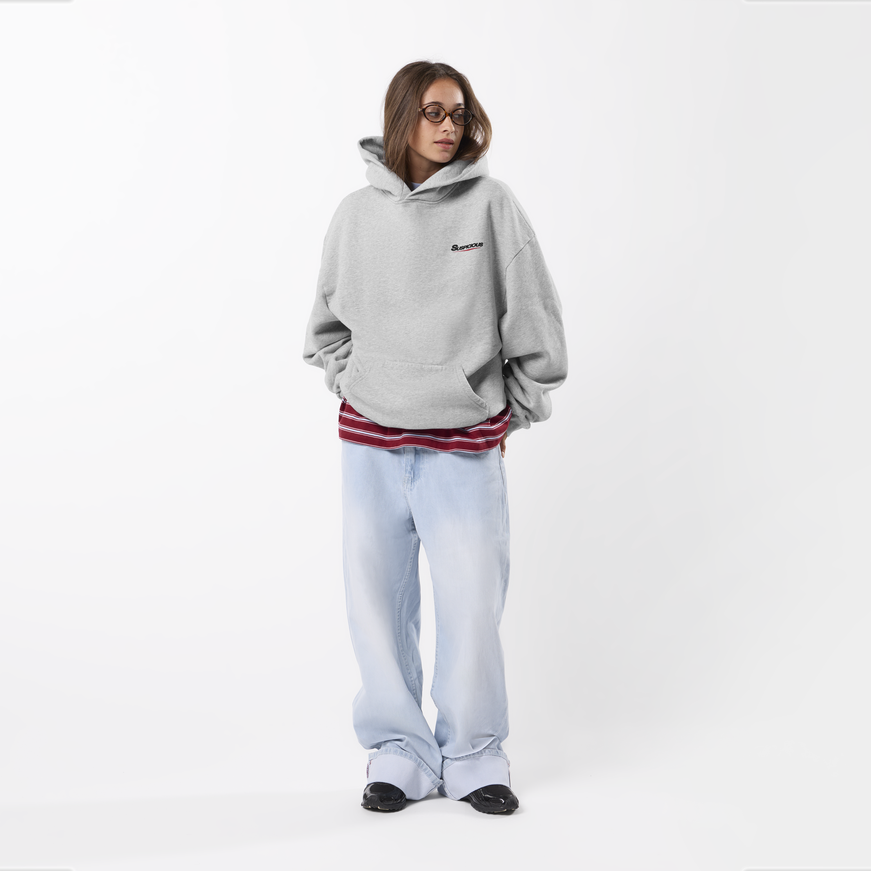 Suspicious Antwerp Winter3 / Flow Hoodie - Neutral Heather