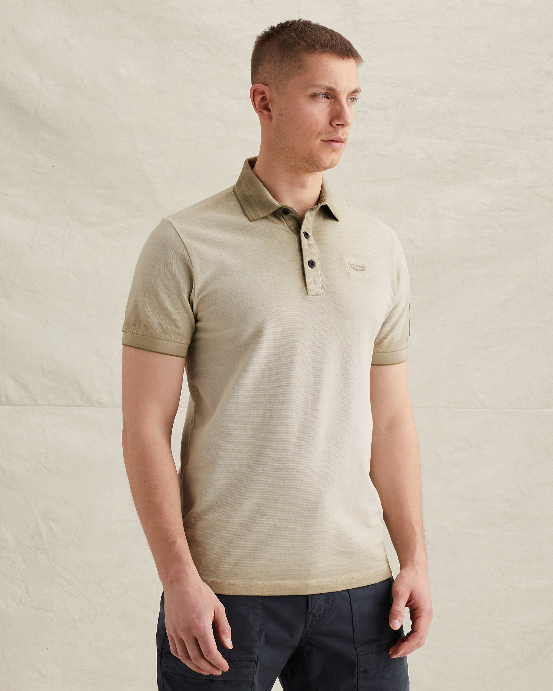 PME Legend Polo shirt in piqué with flight pocketx
