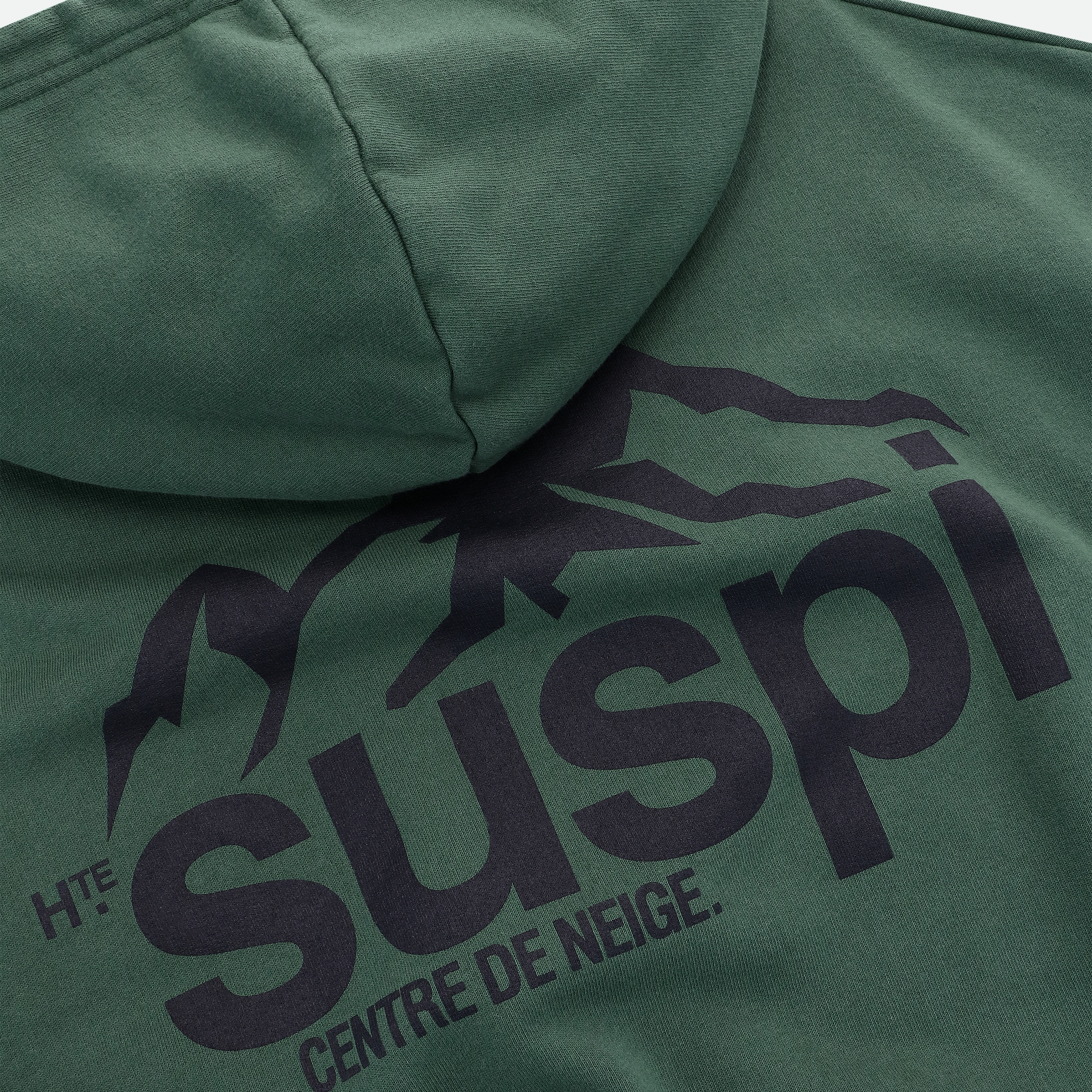 Suspicious Antwerp The Centre de Neige Hoodie - Forest Green