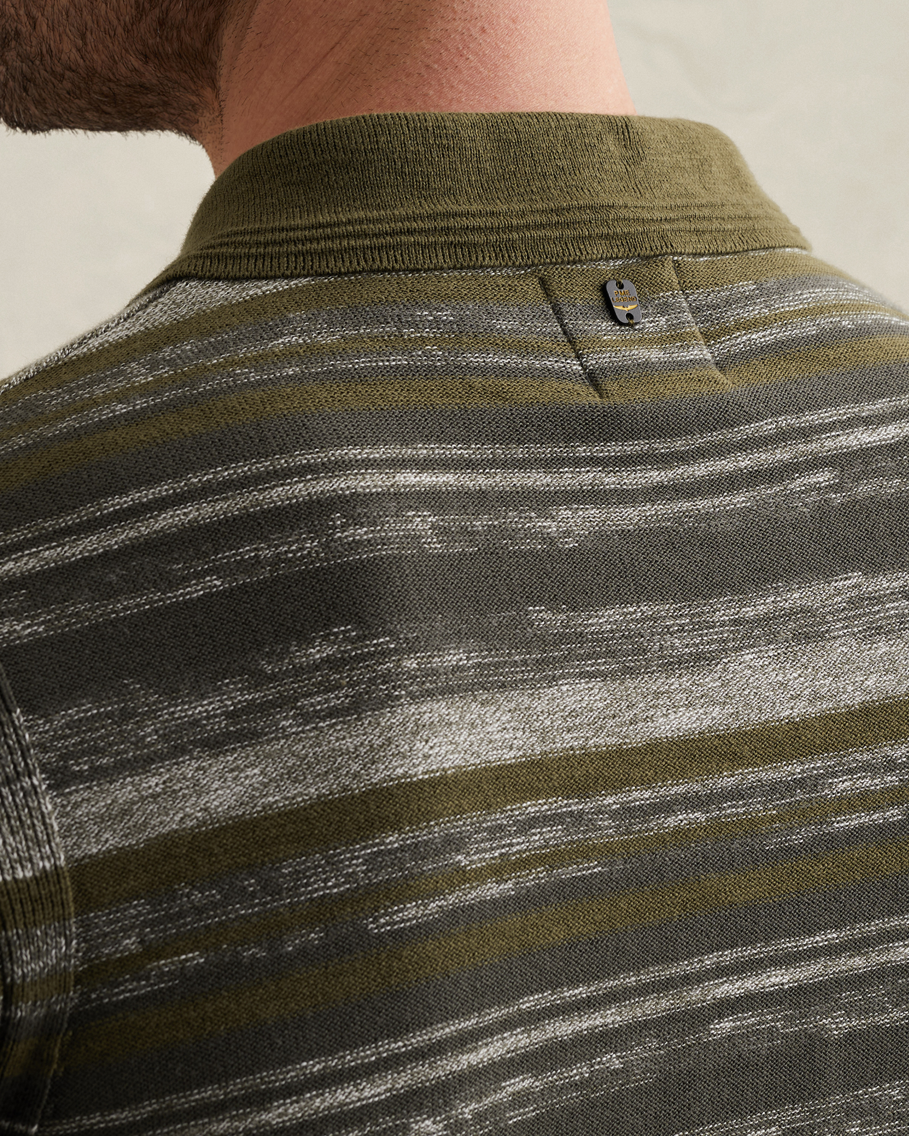 PME Legend Polo shirt with color gradient and badgex