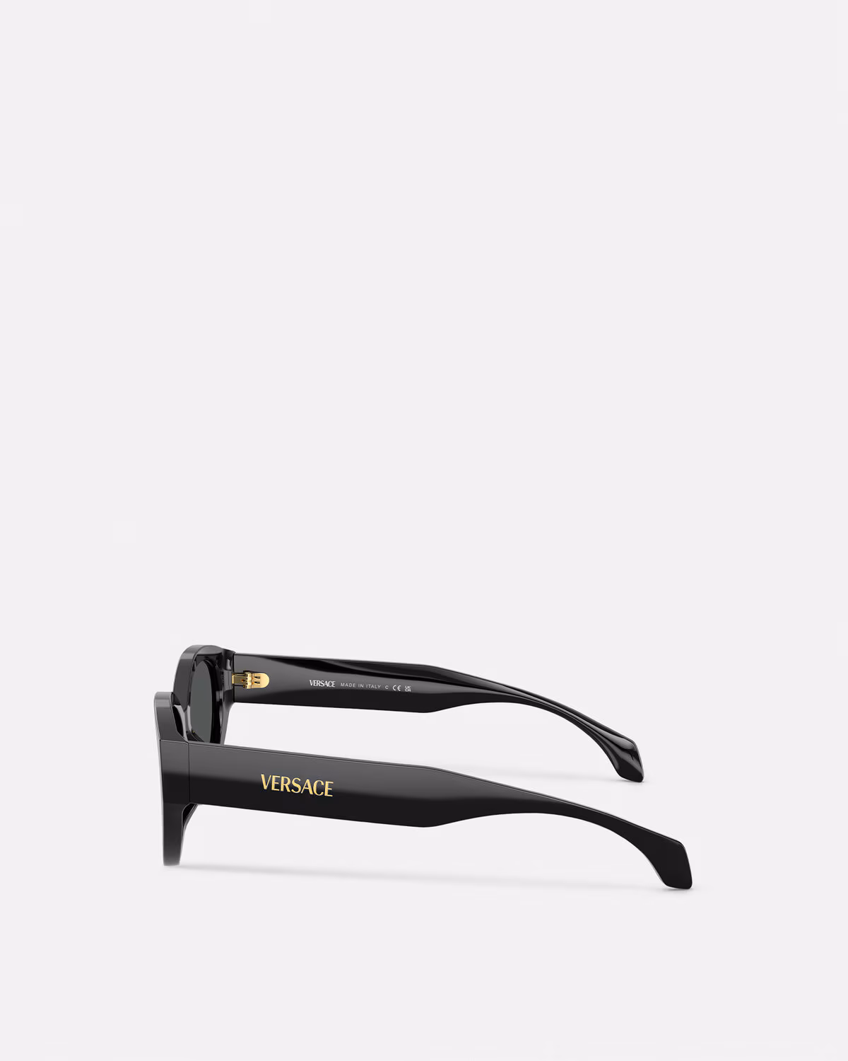Versace Signature Low-Bridge Oval Sunglasses