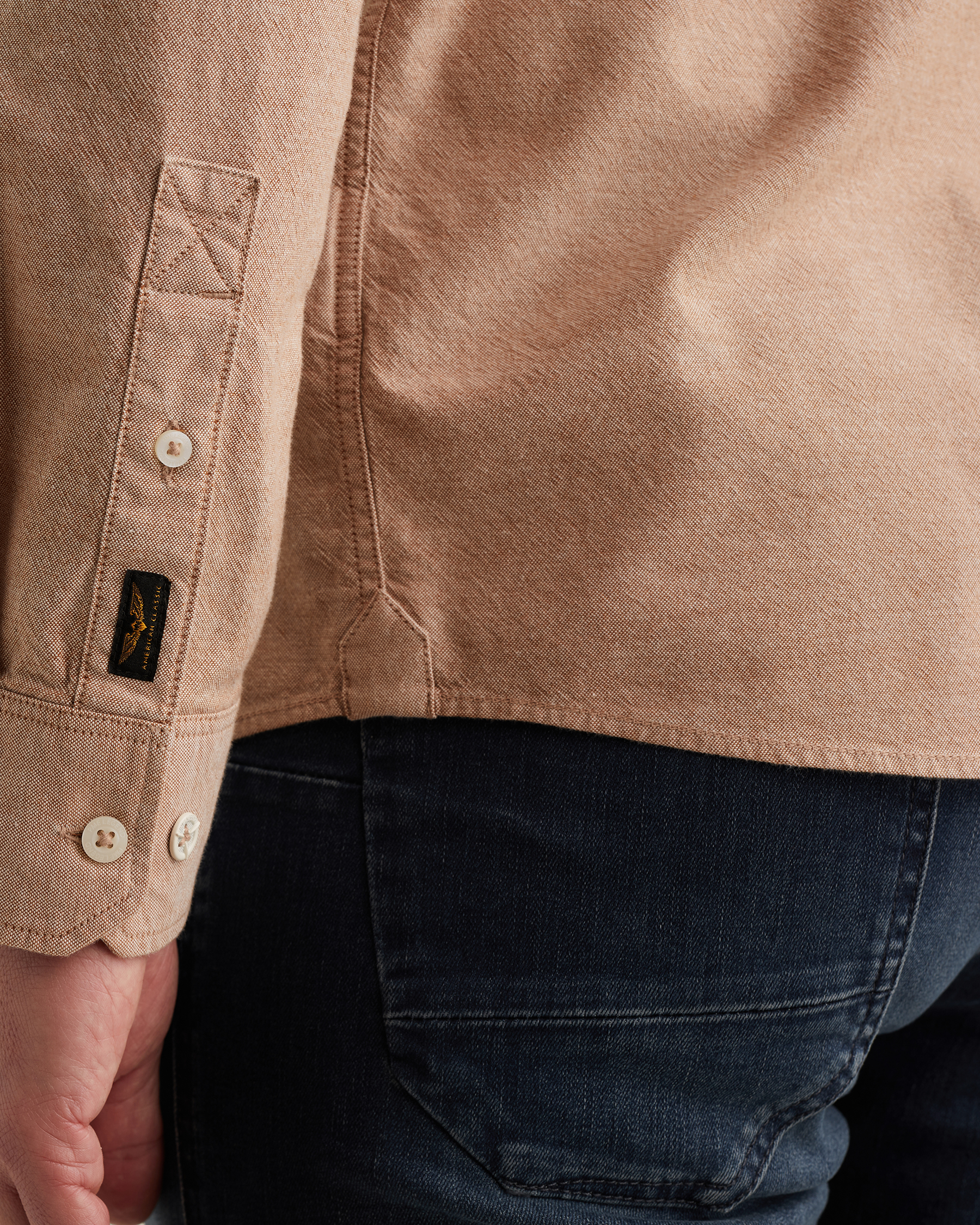 PME Legend Oxford shirt with chest pocket and button-down collarx