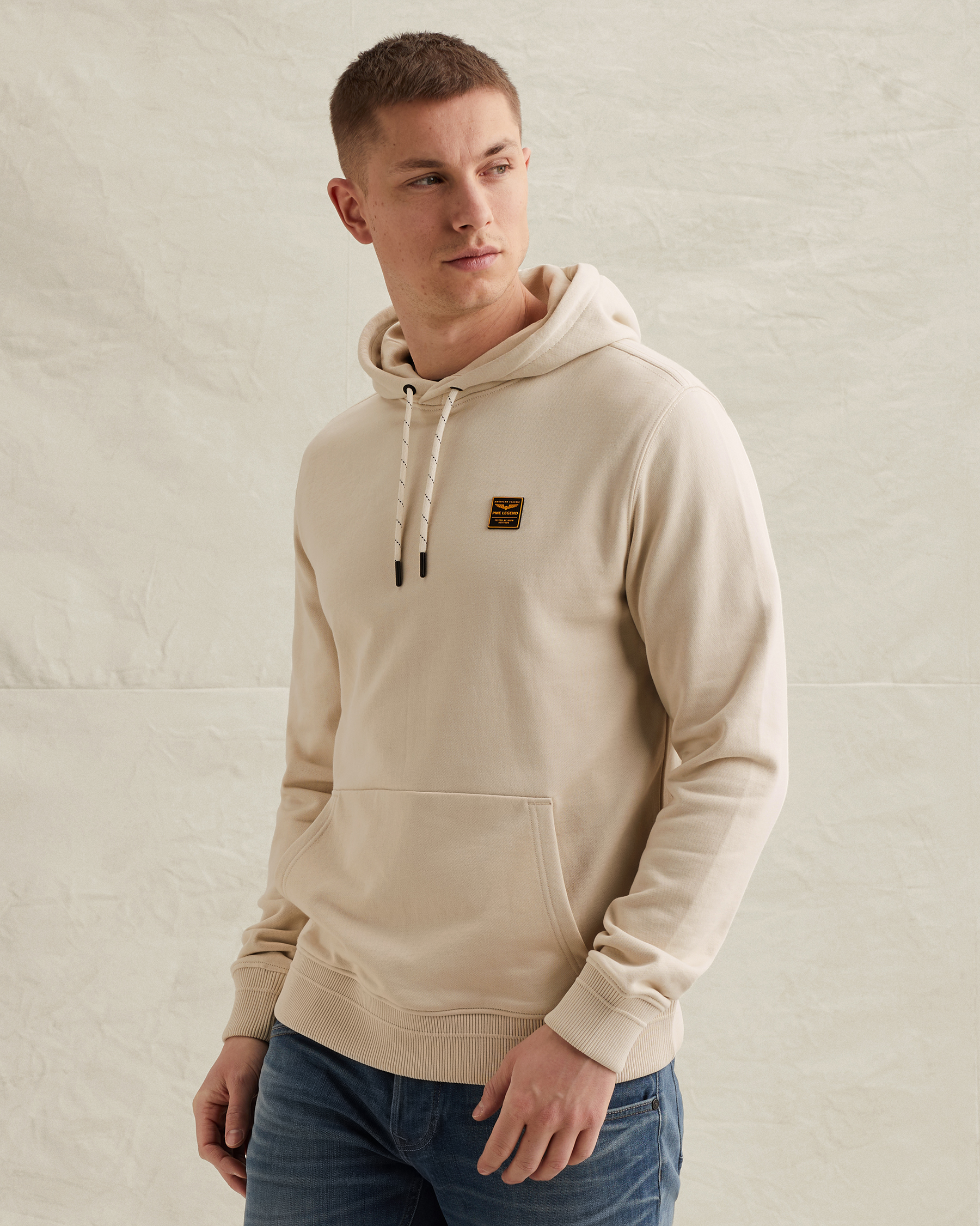 PME Legend Hoodie with kangaroo pocket and badgex