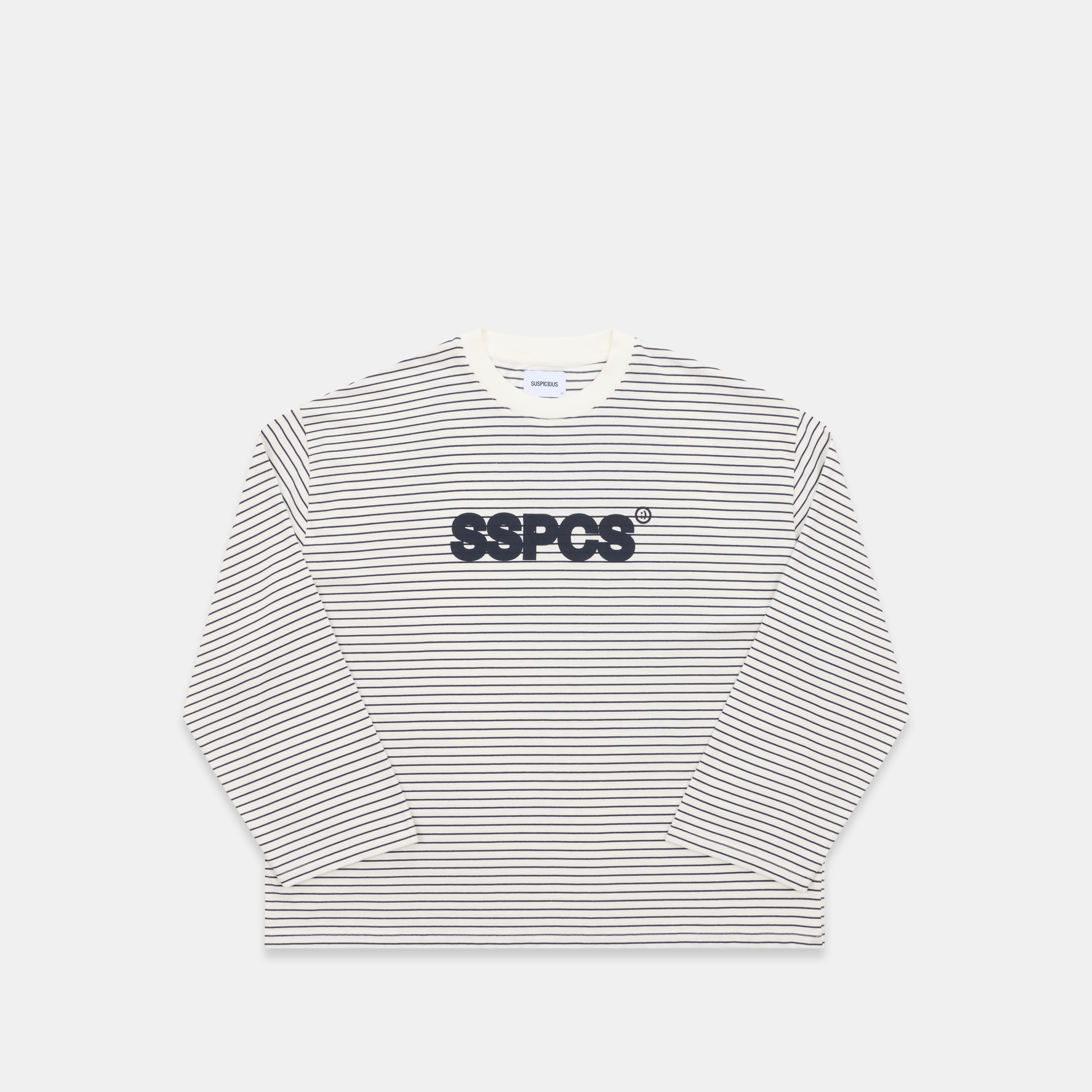 Suspicious Antwerp EoS / The SSPCS Striped Longsleeve - White