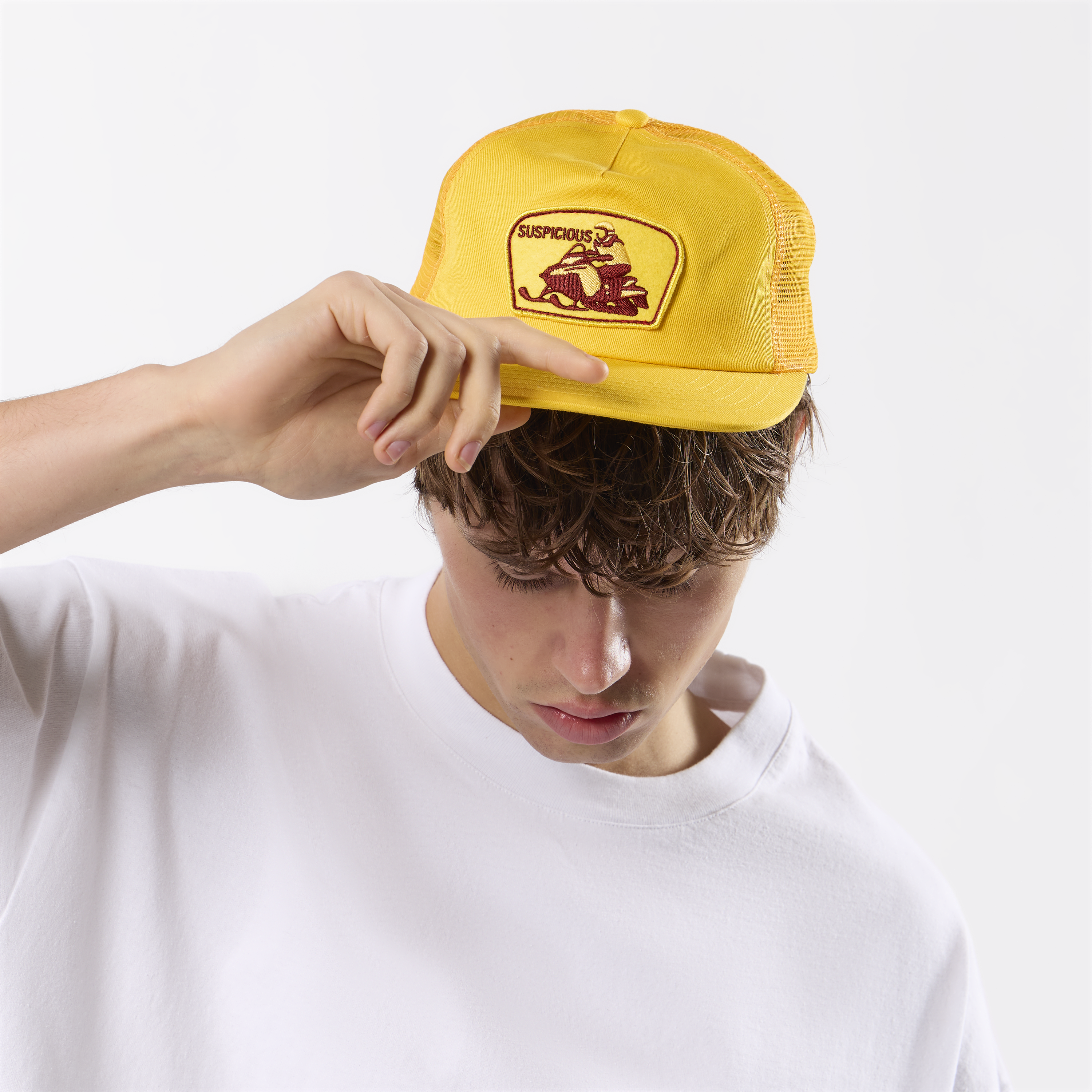 Suspicious Antwerp Winter3 / Snowmobile Cap - Yellow