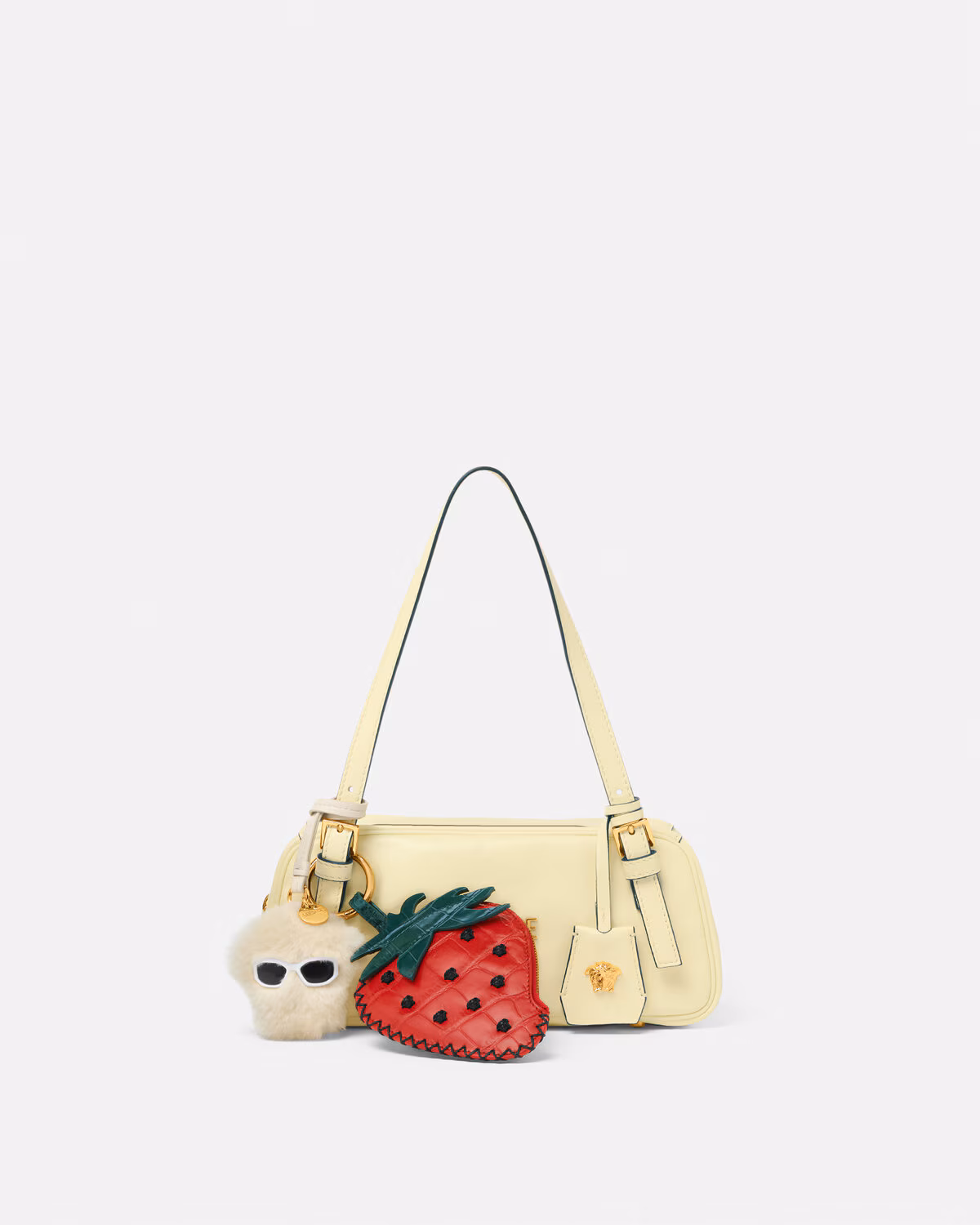 Versace Strawberry Keychain Charm