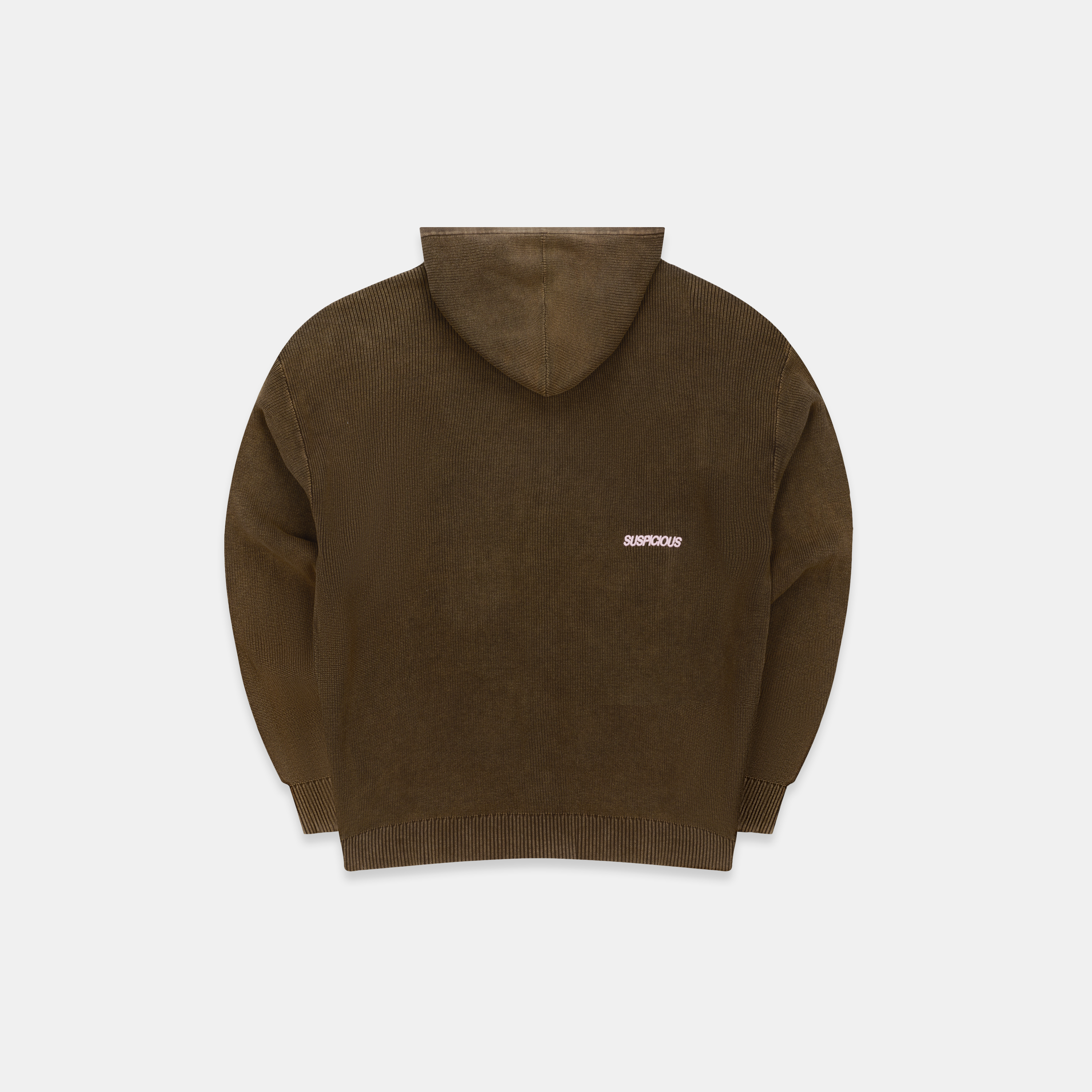 Suspicious Antwerp EoS / The Essentials Washed Zipped Knit - Brown
