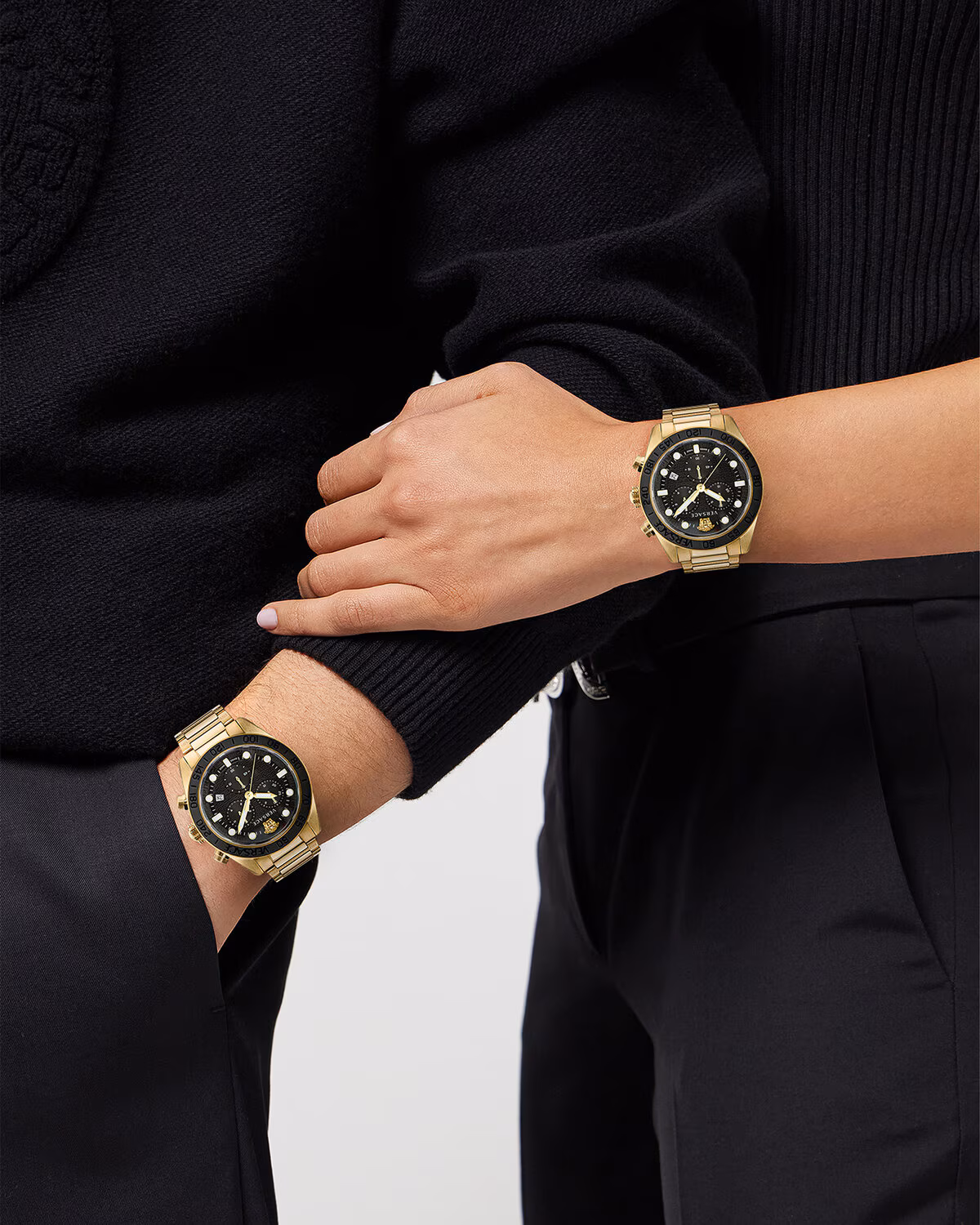 Versace Greca Dome Chrono Watch