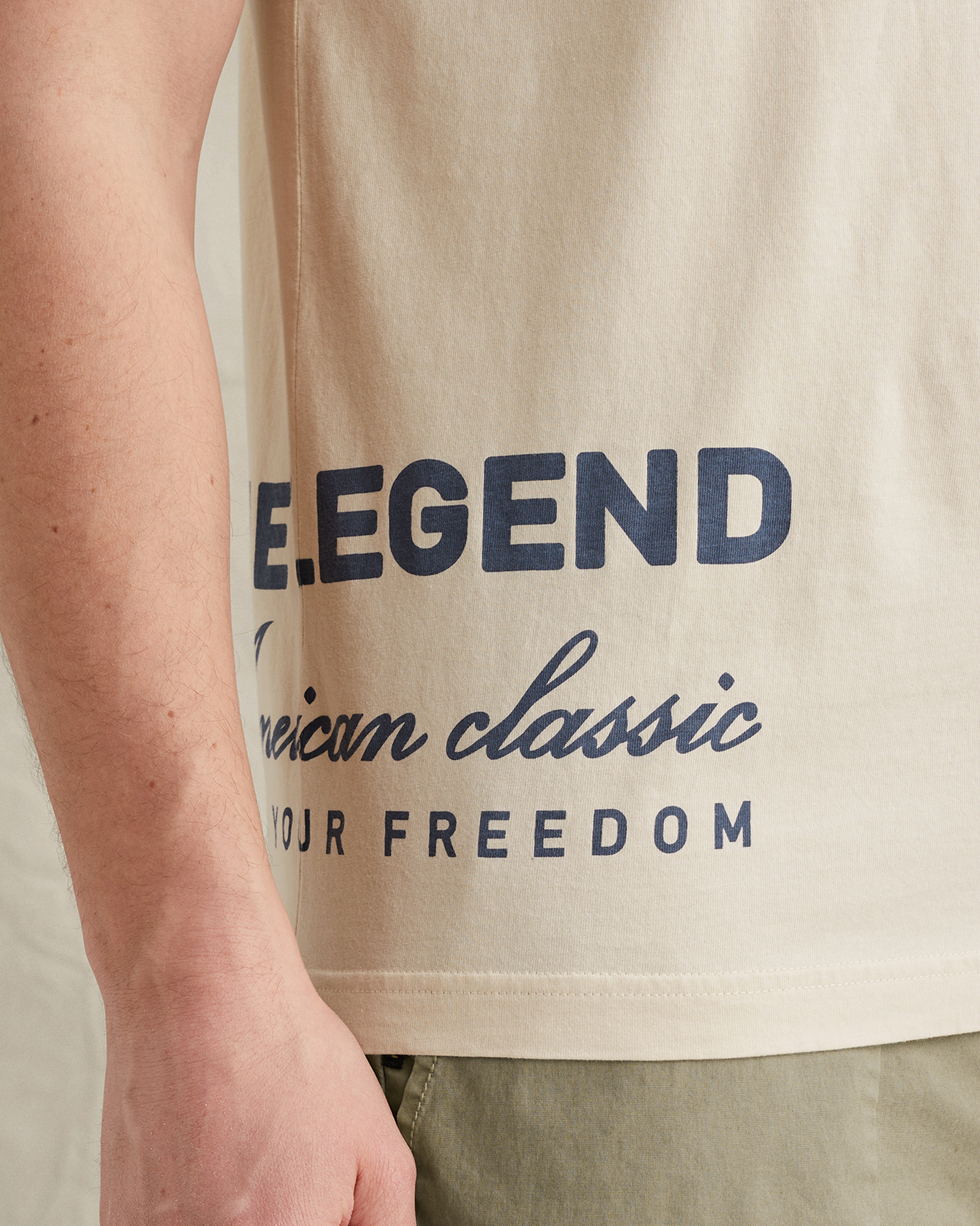 PME Legend T-shirt with off-placed artworksx