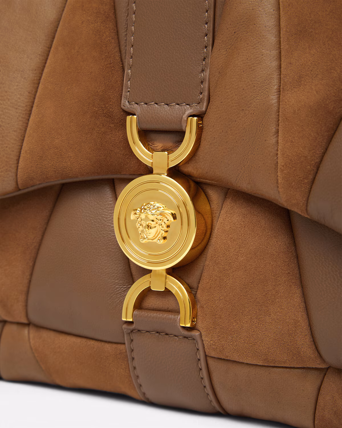 Versace Kleio Quilted Shoulder Bag