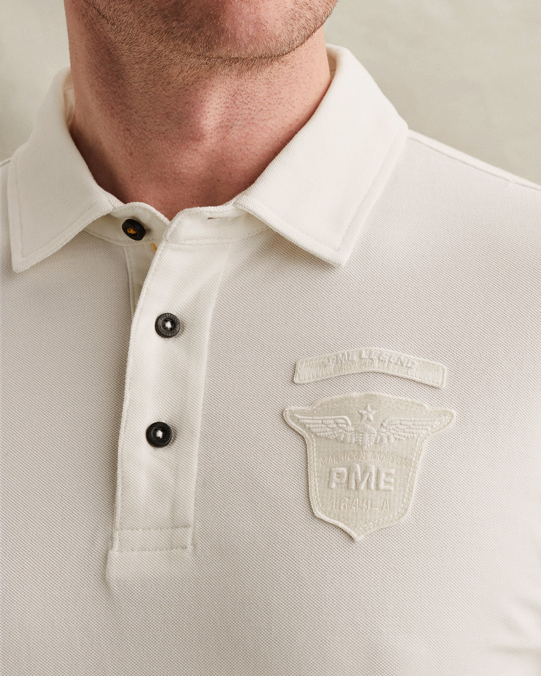 PME Legend Polo shirt in piqué with badgesx