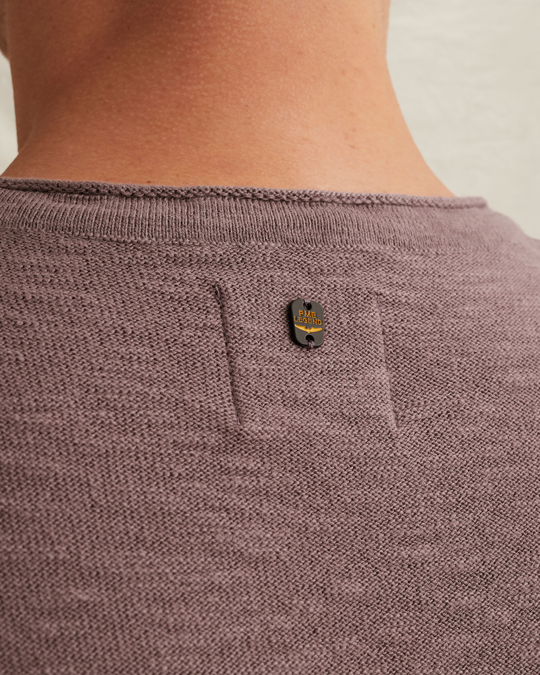 PME Legend Pullover with badge and contrast detailx