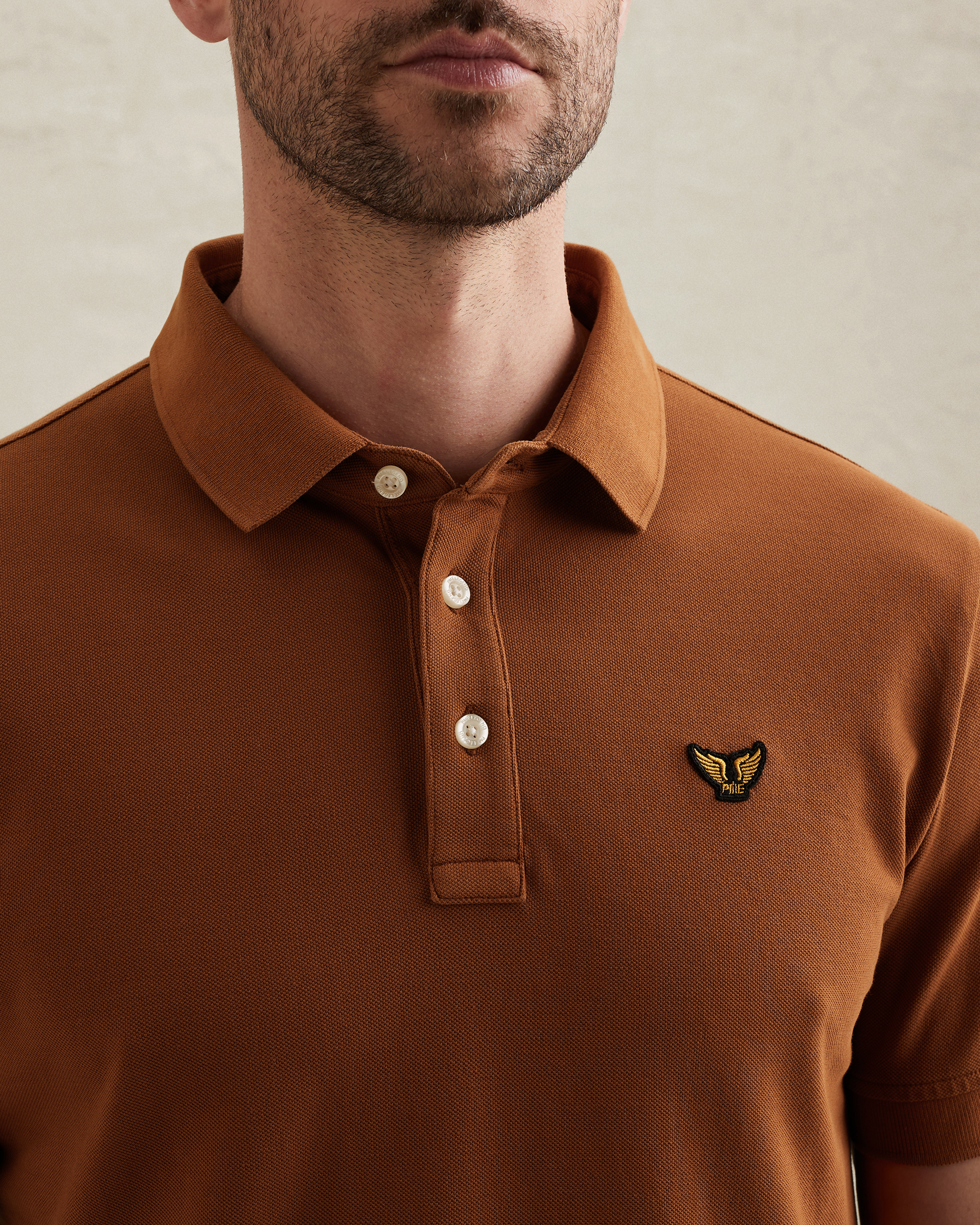 PME Legend Polo shirt with garment-dye washx