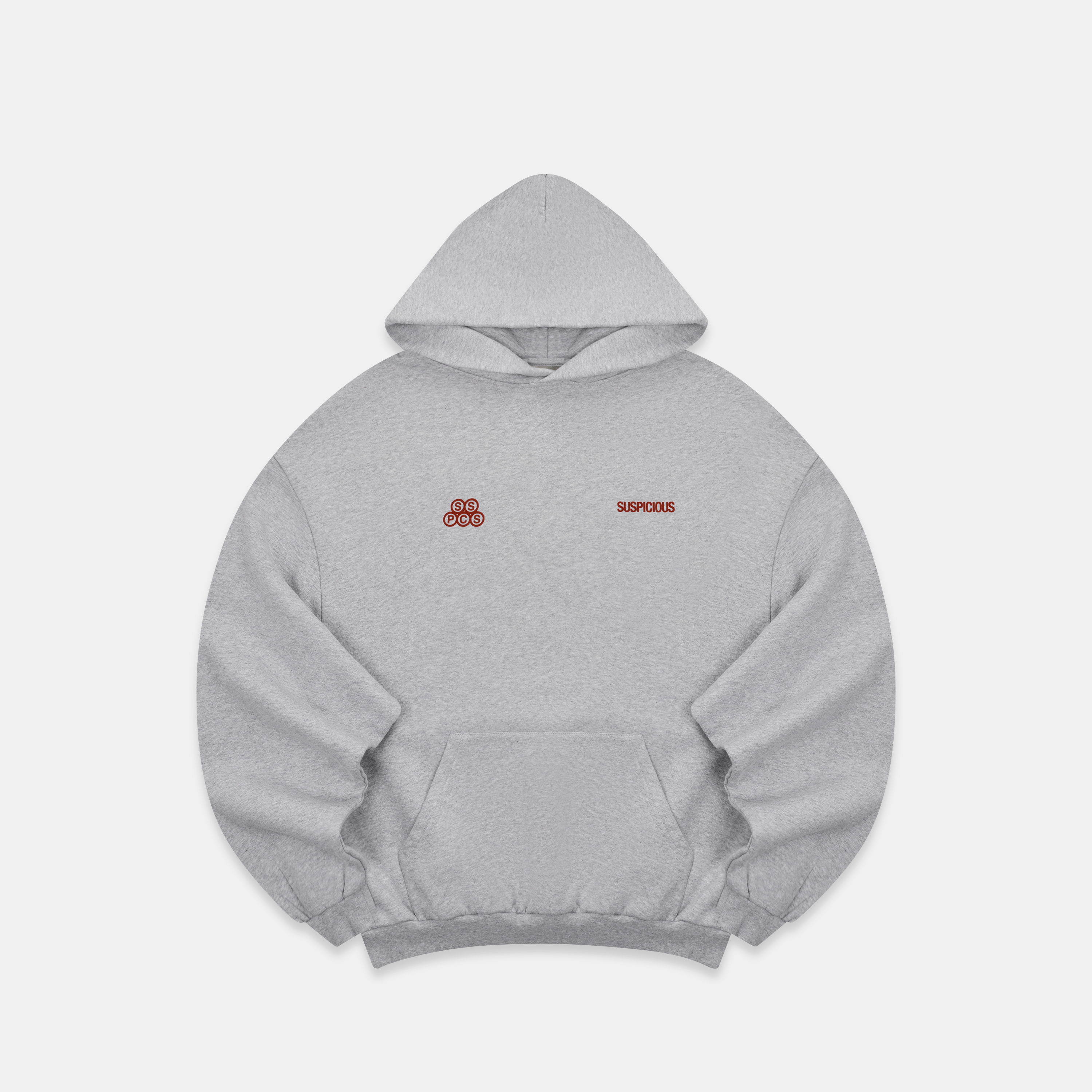 Suspicious Antwerp Winter1 / Landscape Hoodie - Heather Grey