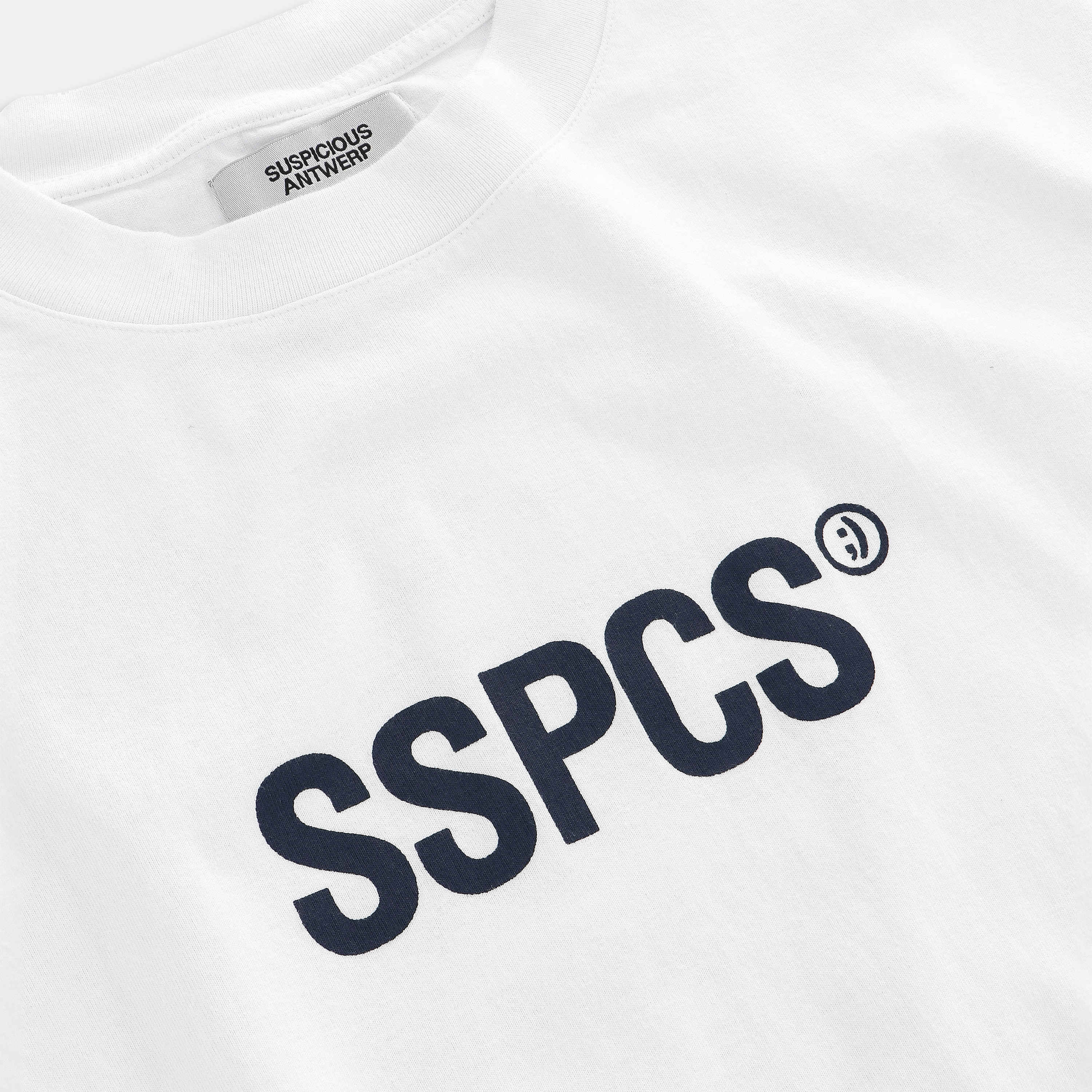 Suspicious Antwerp The SSPCS Tee - White