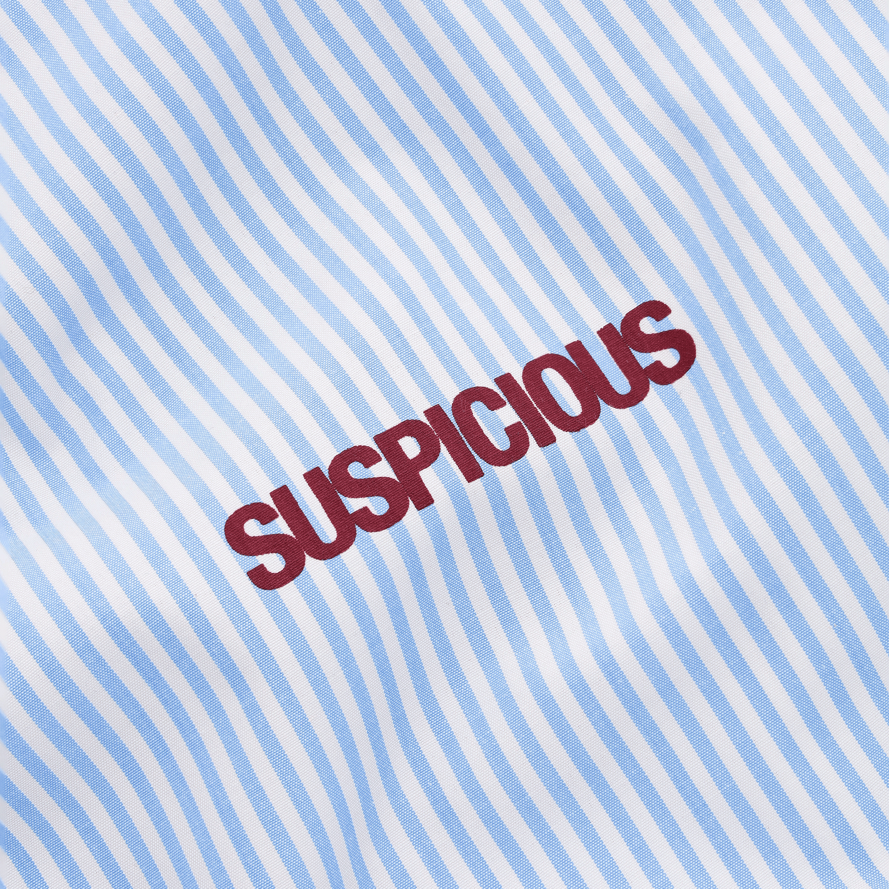 Suspicious Antwerp Buongiorno / Nulla Di Nuovo Dual Shortsleeve Shirt - Blue