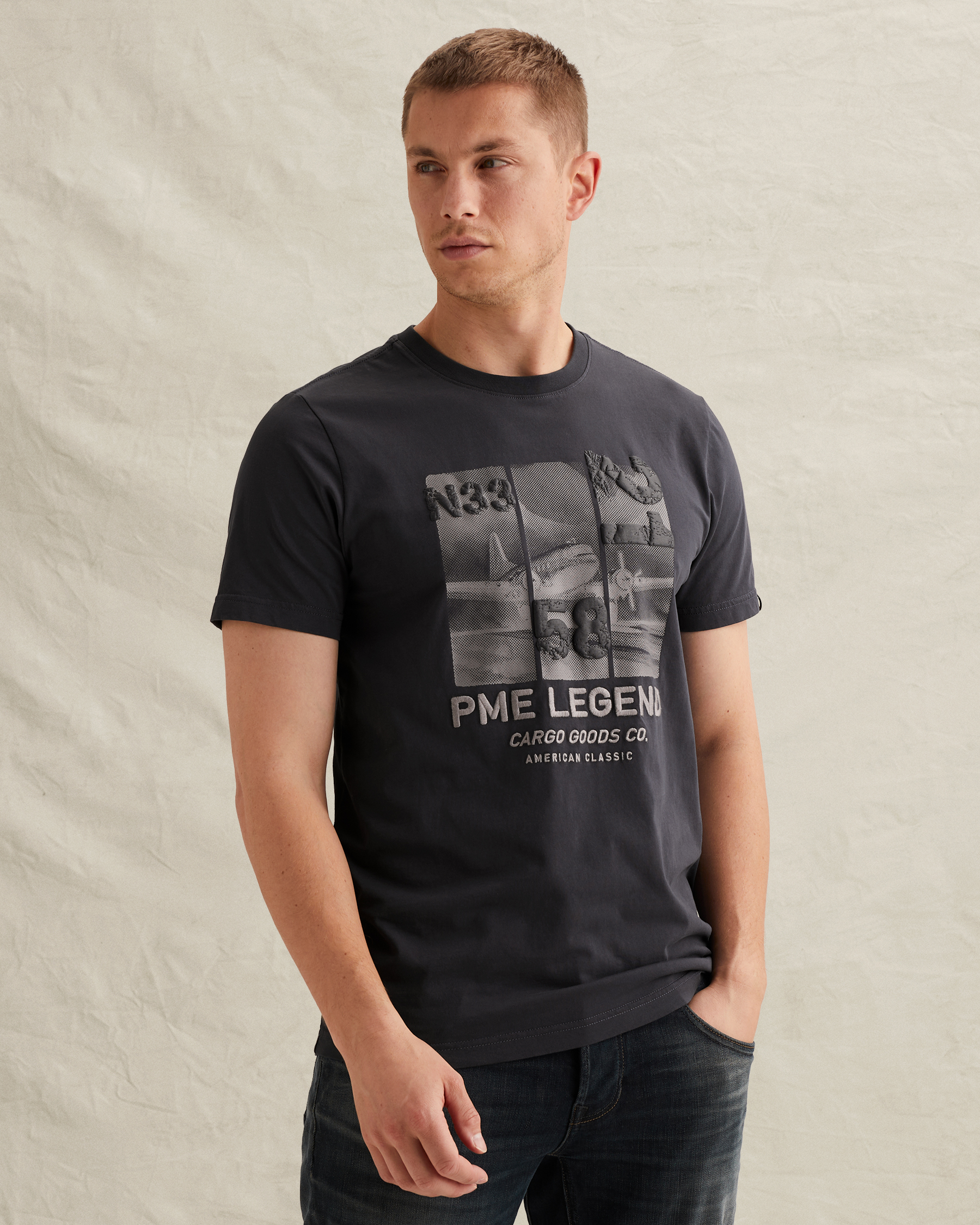 PME Legend T-shirt with mixed artworkx