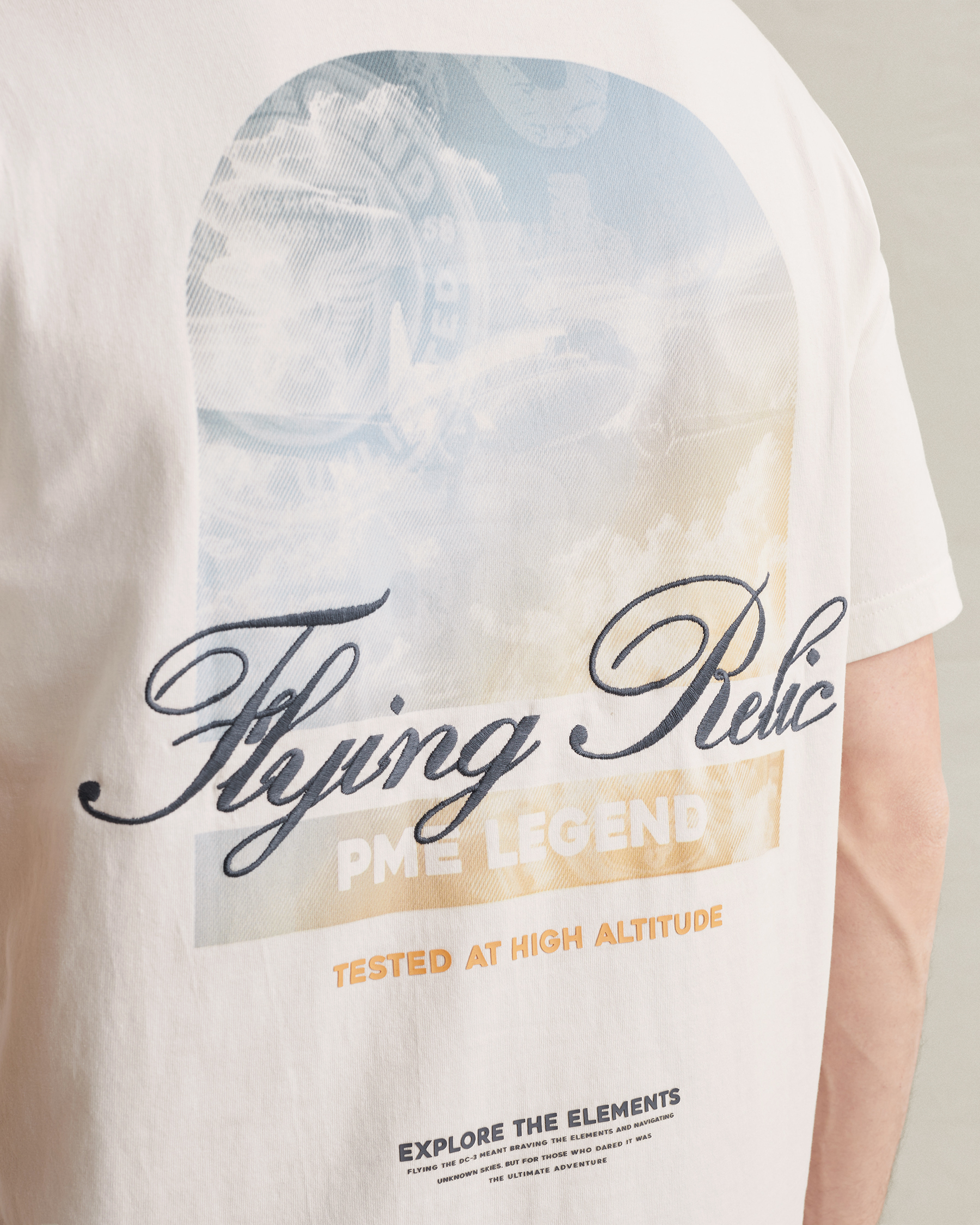 PME Legend T-shirt in a cotton blend with multiple artworksx