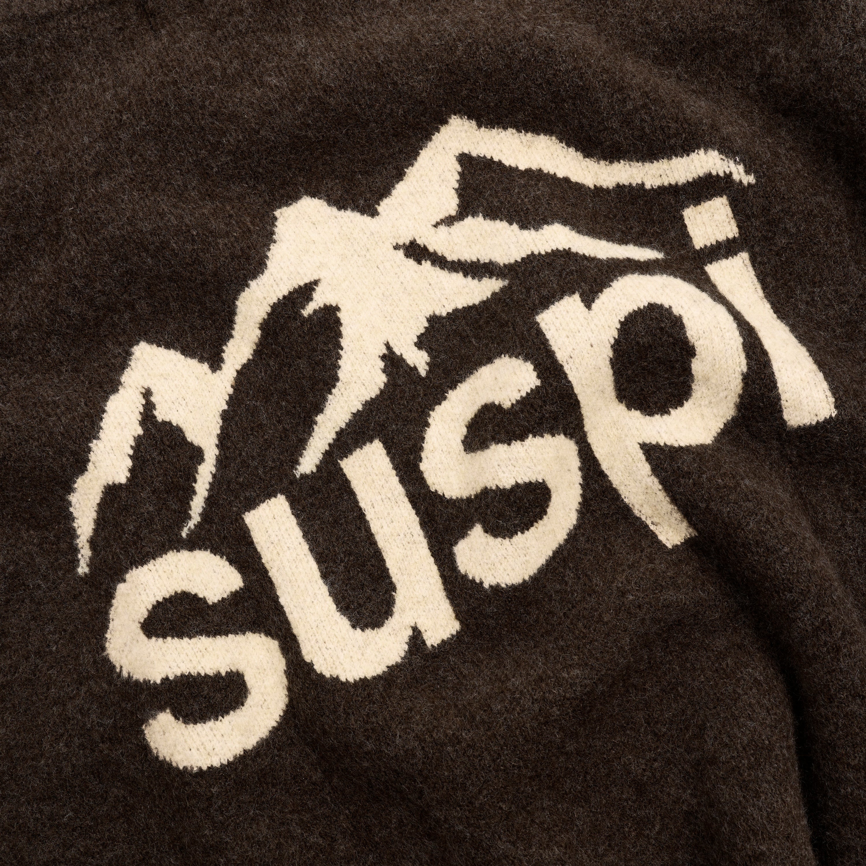 Suspicious Antwerp PL / Landscape Knitted Sweat - Espresso
